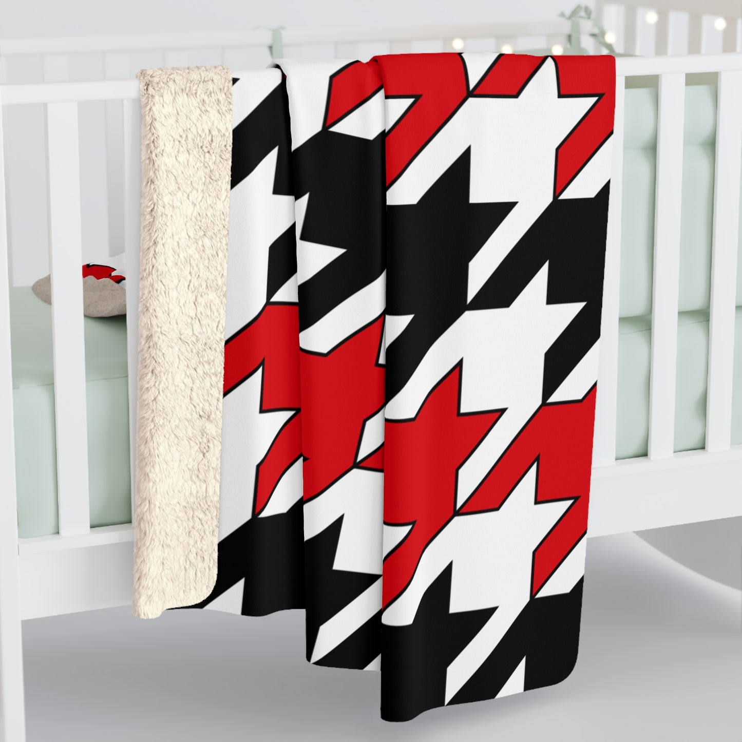 Gibraltar Retro Houndstooth Blanket Throw