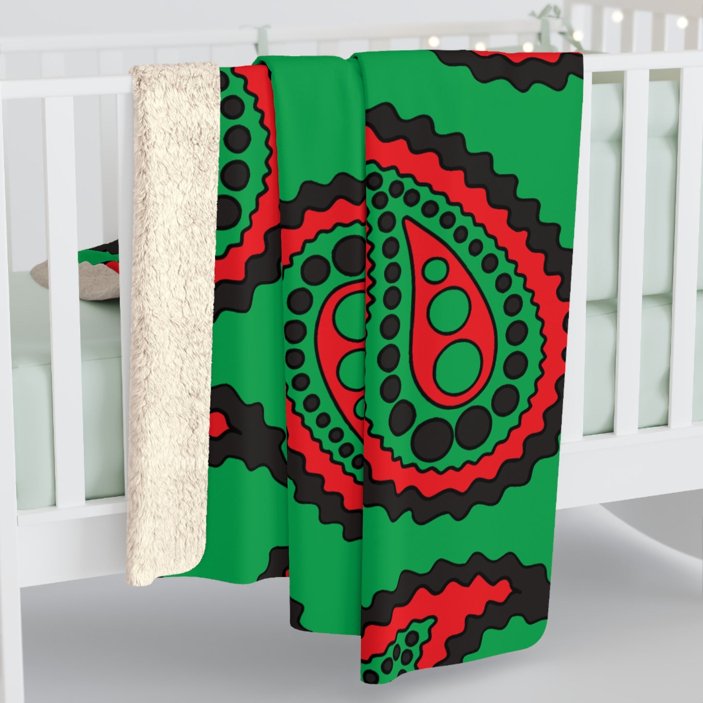 Martinique Retro Paisley Blanket Throw