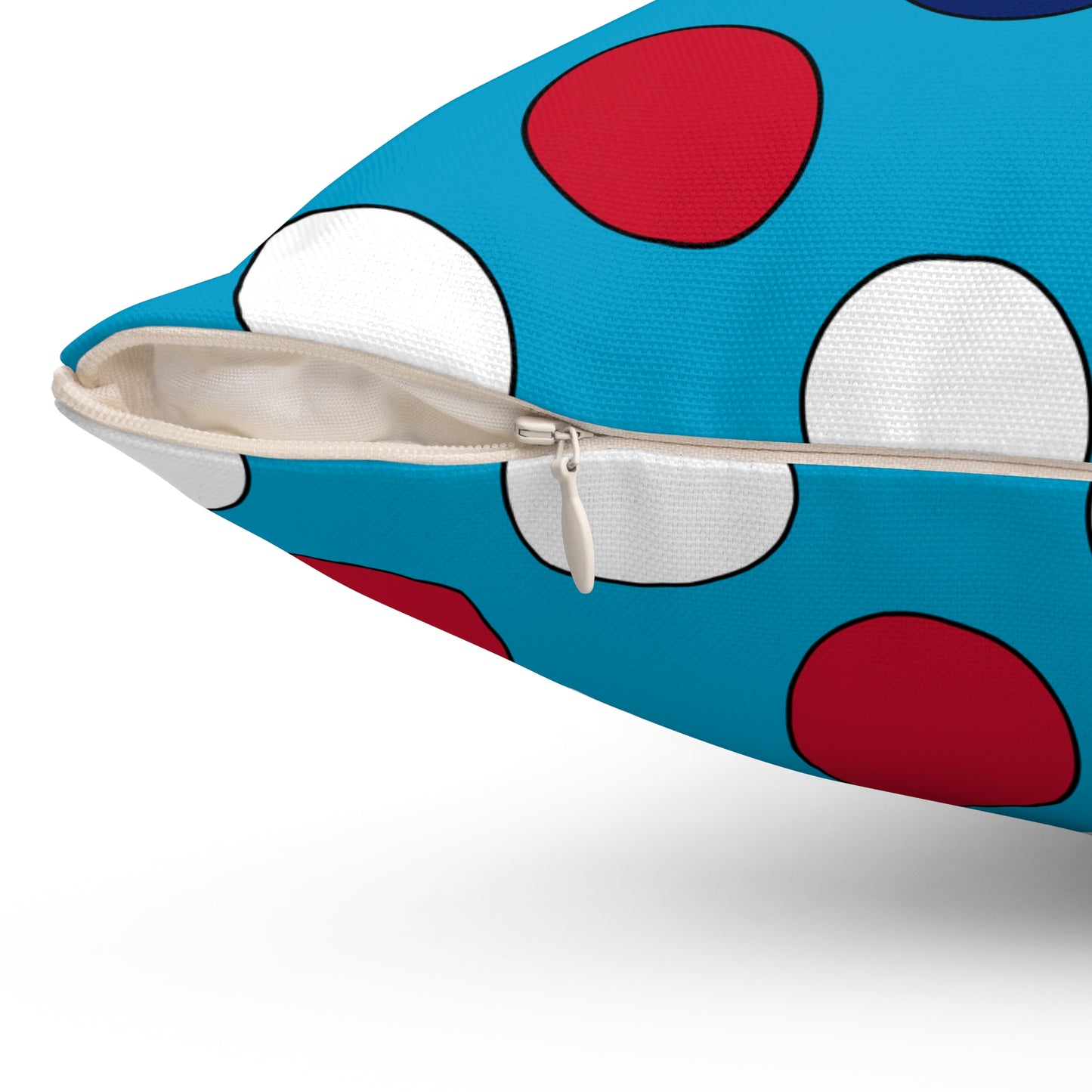 Tuvalu Retro Polka Dots Cushion Pillow