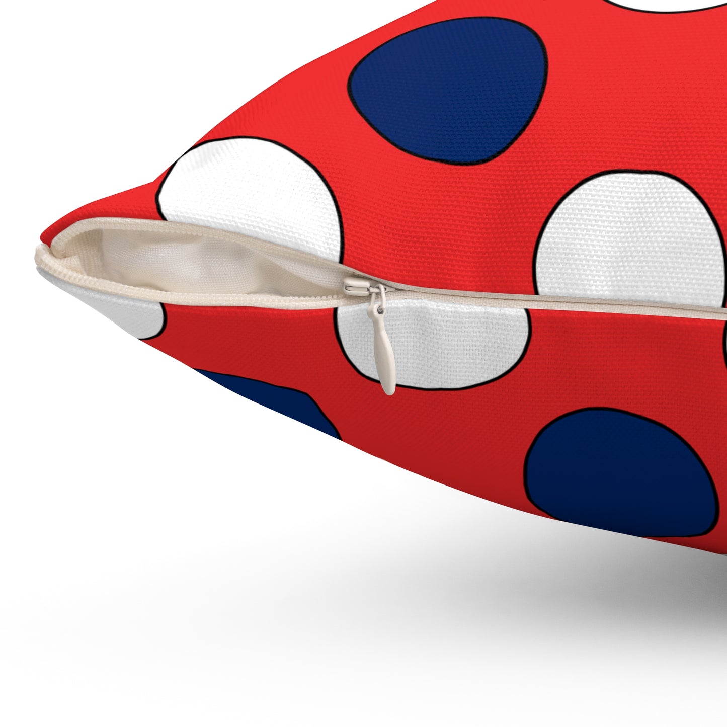 Svalbard And Jan Mayen Retro Polka Dots Cushion Pillow