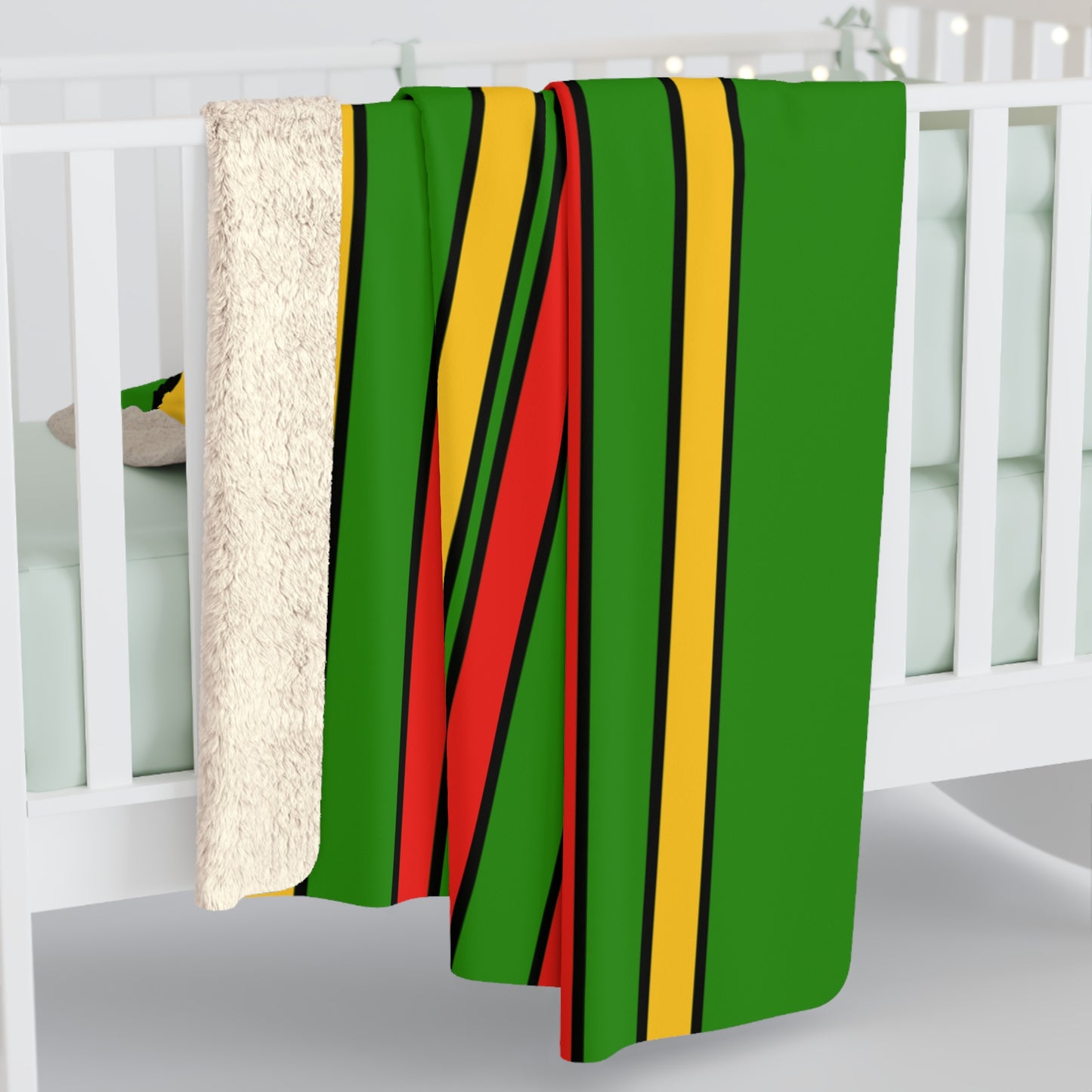 Ethiopia Retro Stripes Blanket Throw