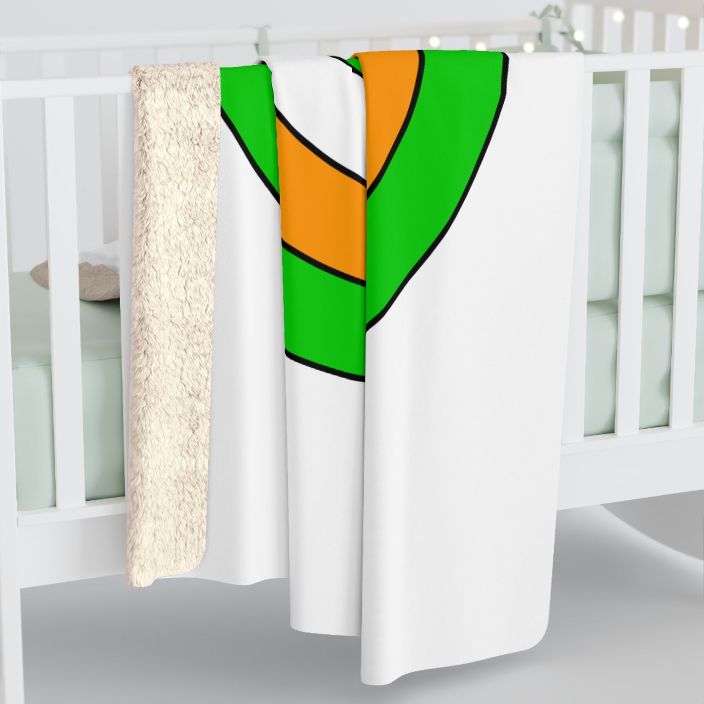 Cote Divoire Retro Target Blanket Throw