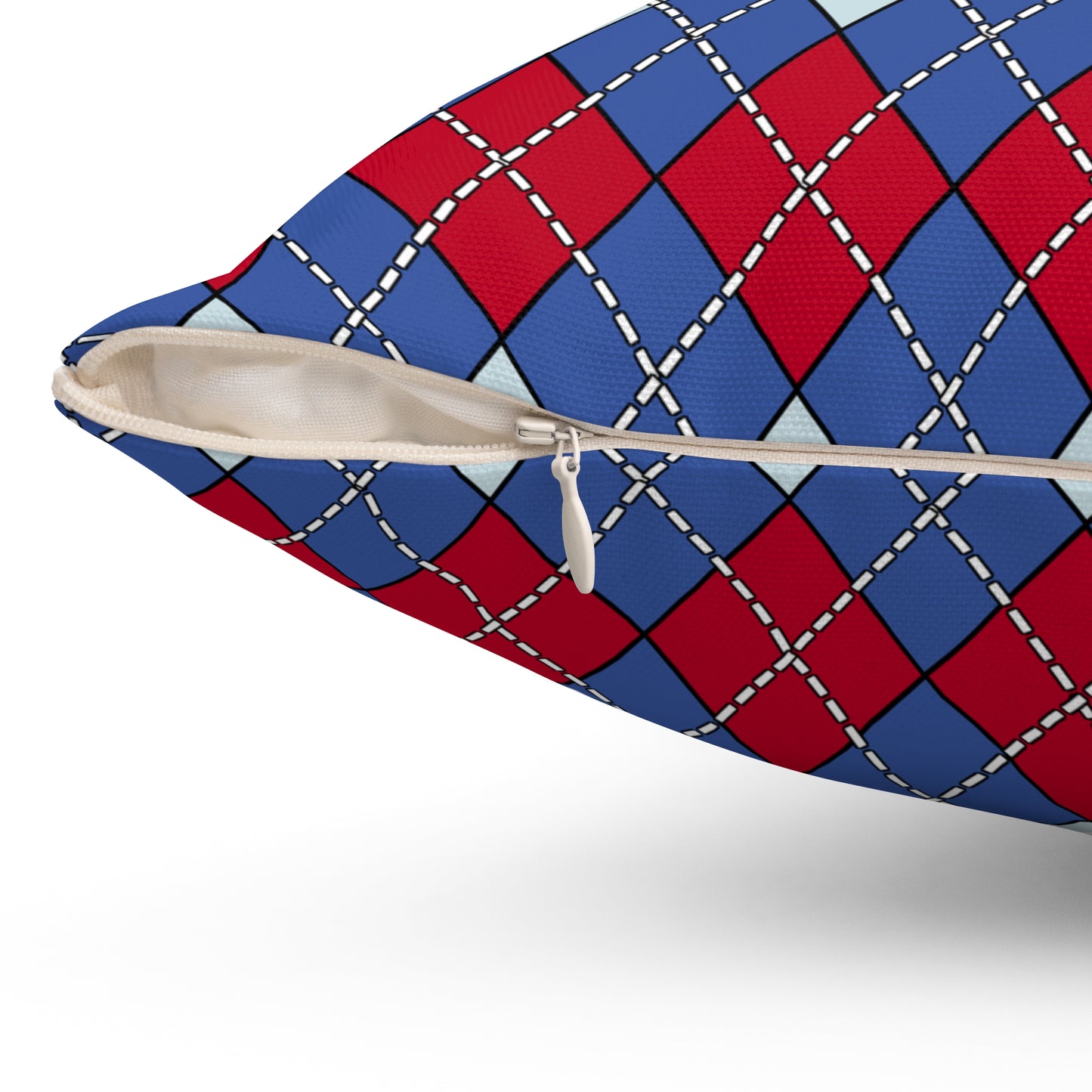 Guam Retro Argyle Cushion Pillow