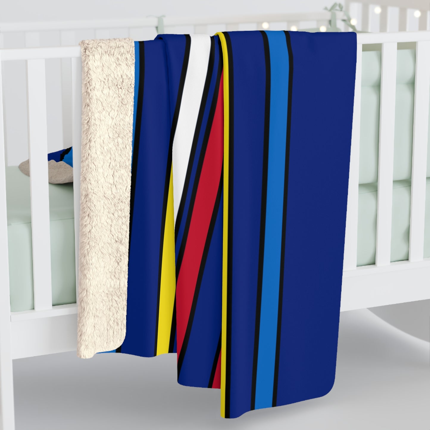 Pitcairn Retro Stripes Blanket Throw