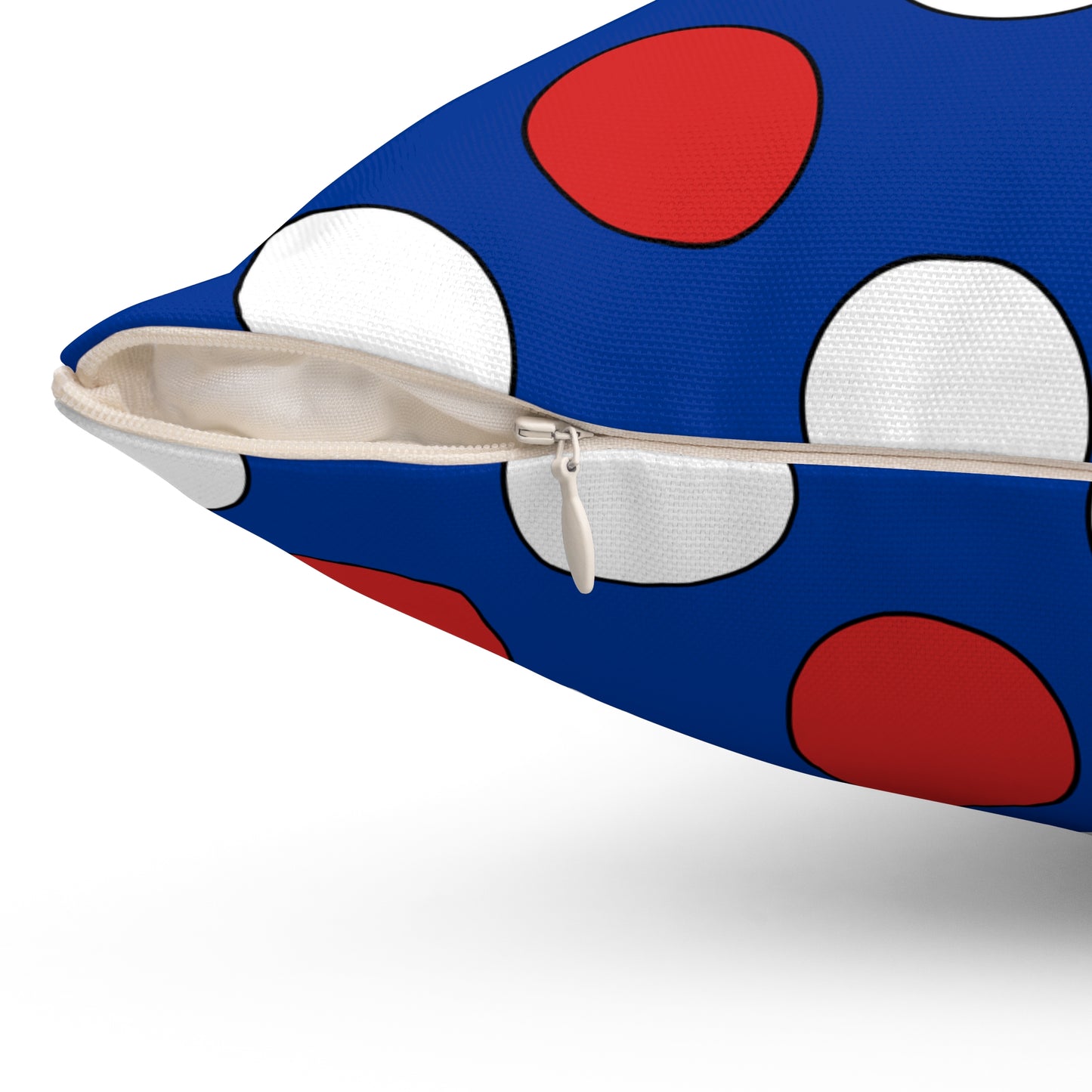 Iceland Retro Polka Dots Cushion Pillow