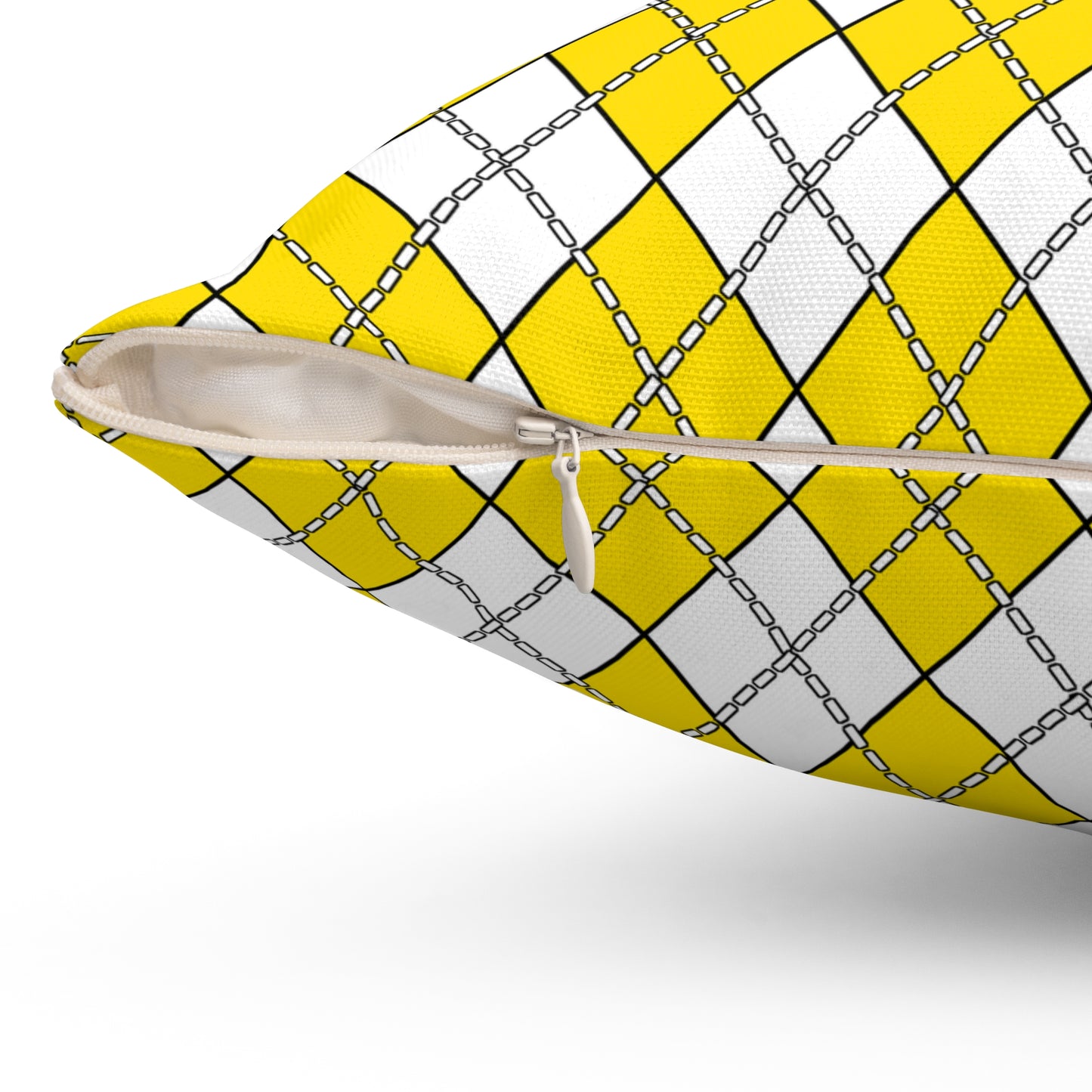 Vatican City Retro Argyle Cushion Pillow