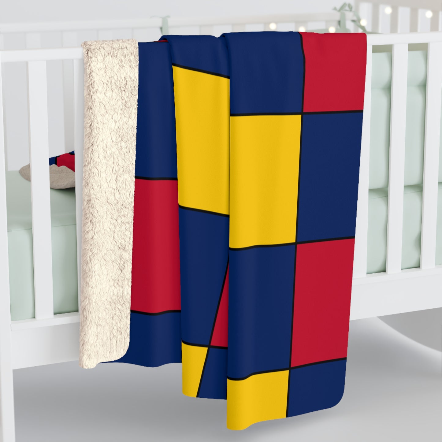Chad Retro Check Blanket Throw