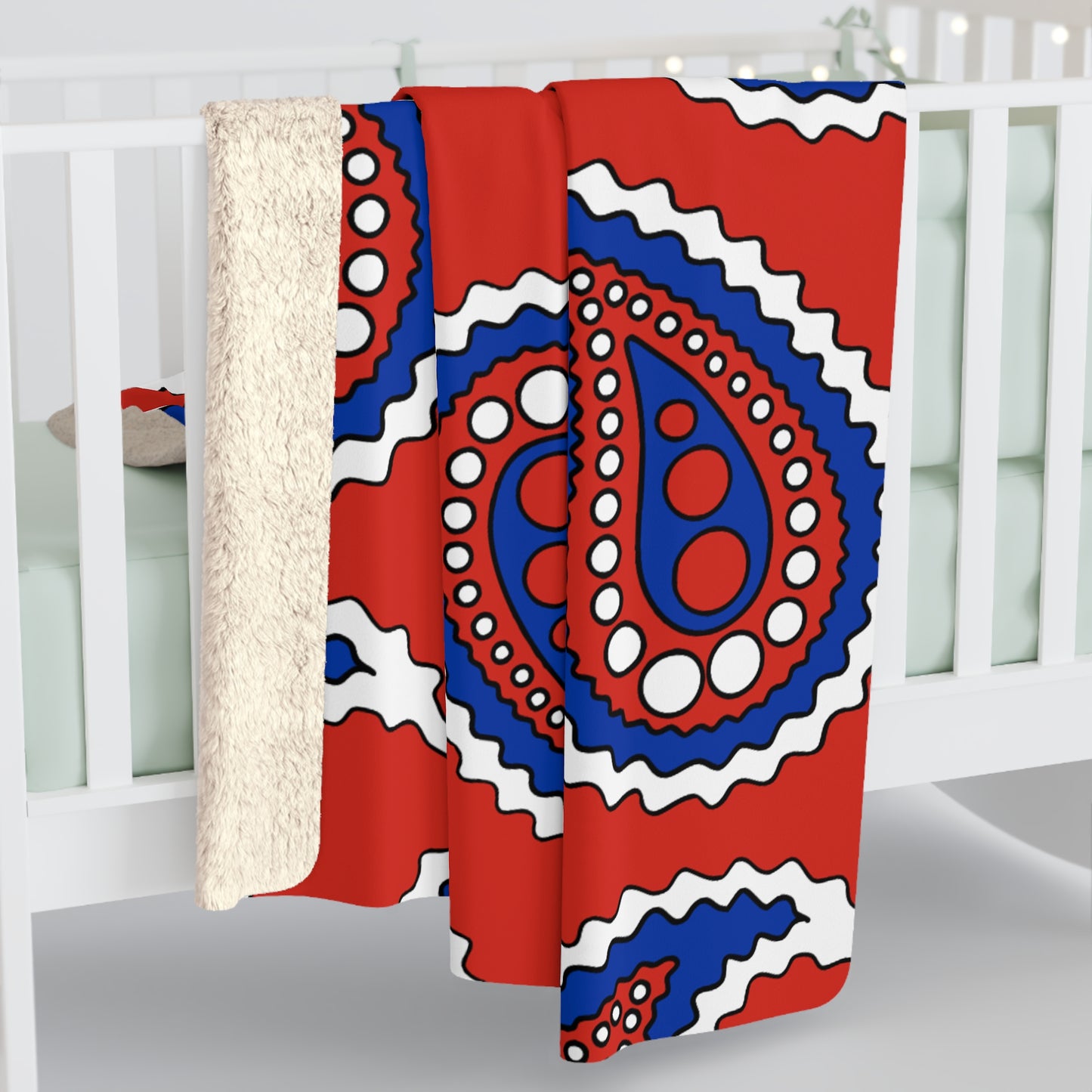 Chile Retro Paisley Blanket Throw