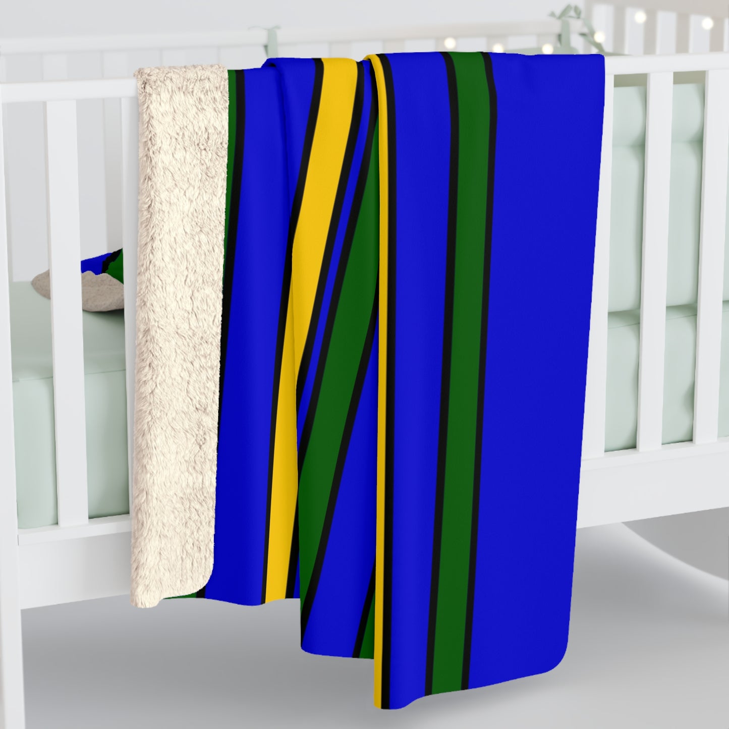 Solomon Islands Retro Stripes Blanket Throw