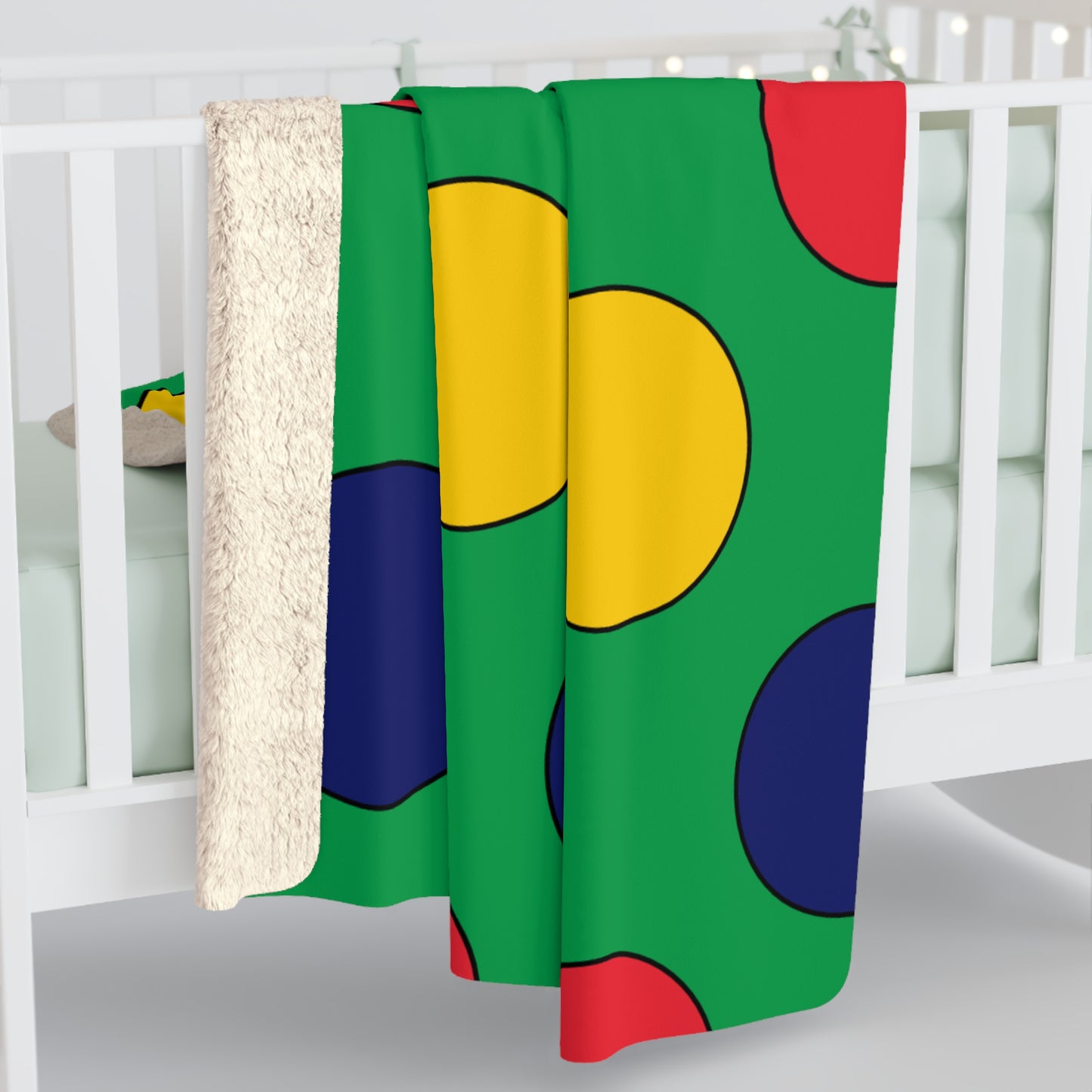 Mauritius Retro Polka Dots Blanket Throw