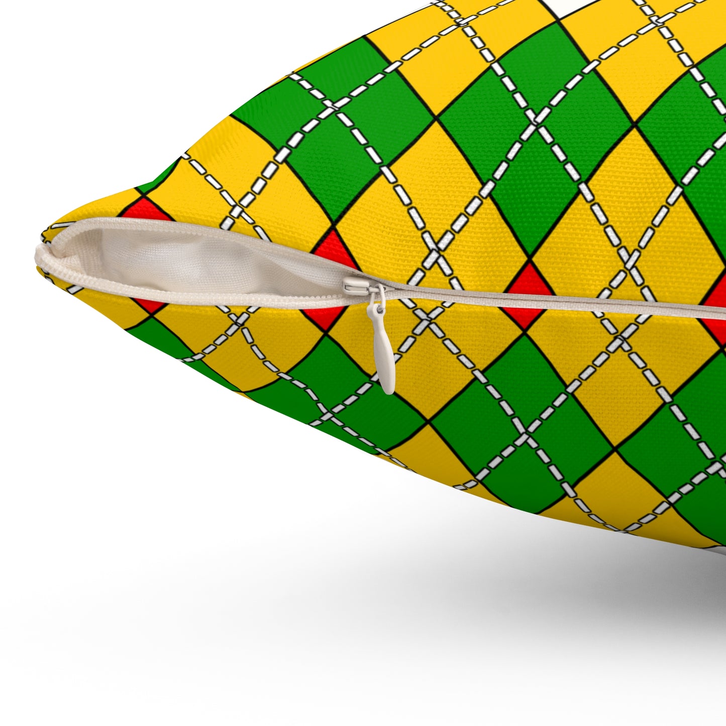 Mozambique Retro Argyle Cushion Pillow
