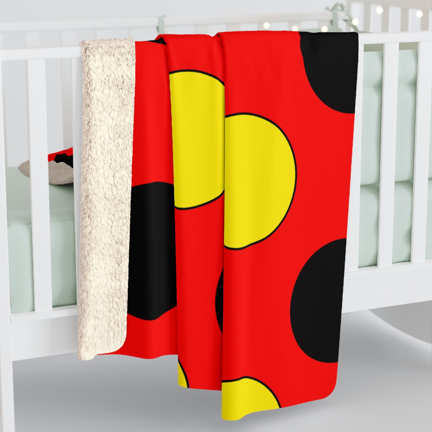 Angola Retro Polka Dots Blanket Throw