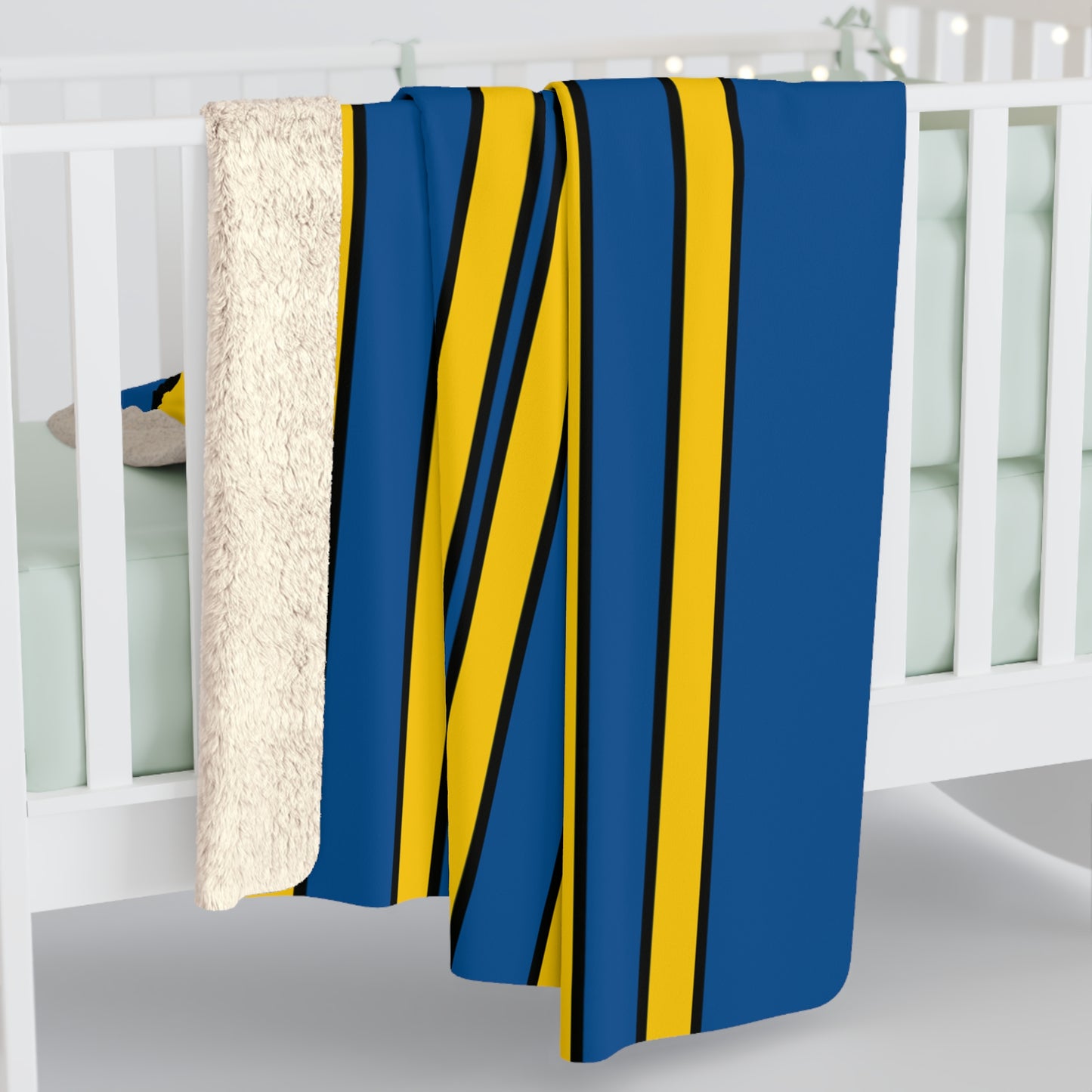 Sweden Retro Stripes Blanket Throw