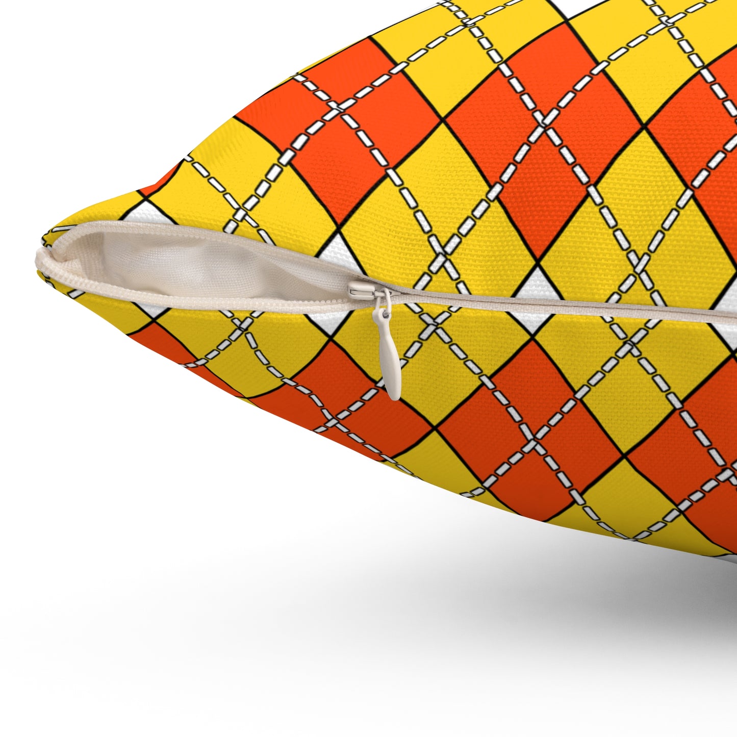 Bhutan Retro Argyle Cushion Pillow