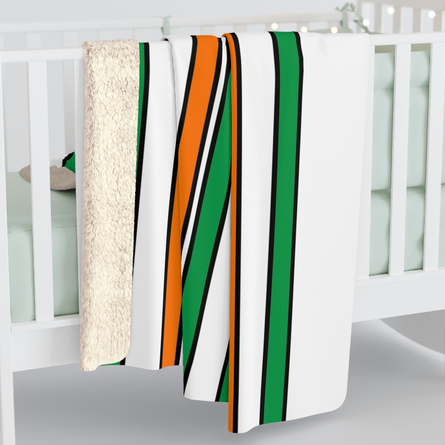 Ireland Retro Stripes Blanket Throw