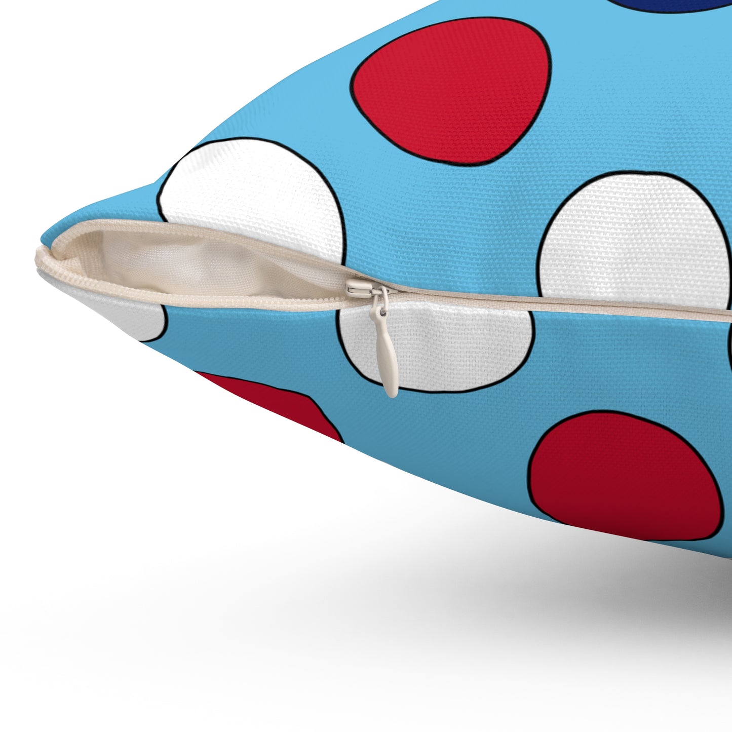 Fiji Retro Polka Dots Cushion Pillow