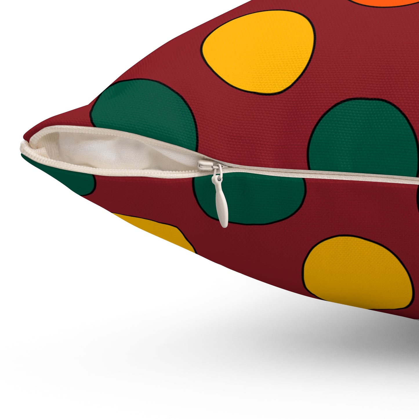 Sri Lanka Retro Polka Dots Cushion Pillow