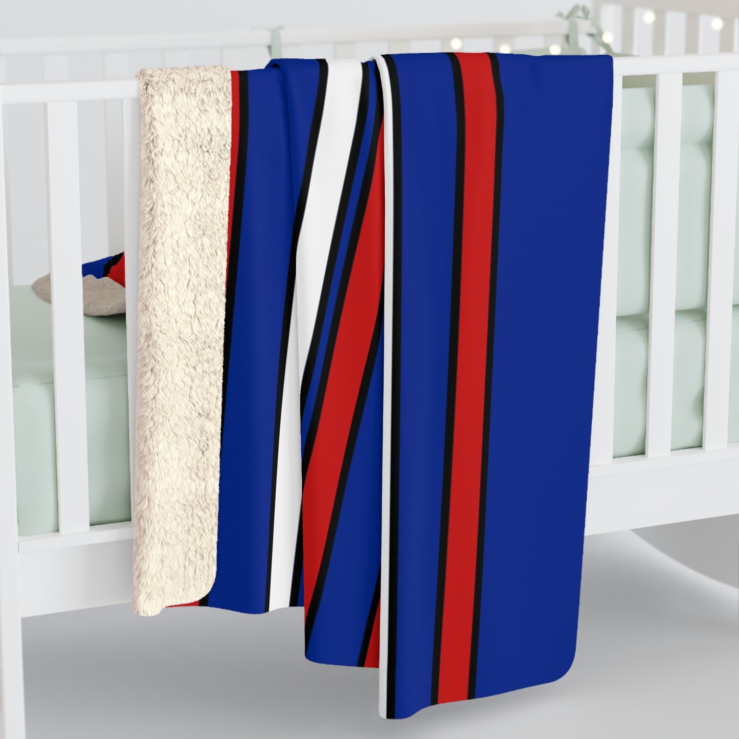 Cuba Retro Stripes Blanket Throw