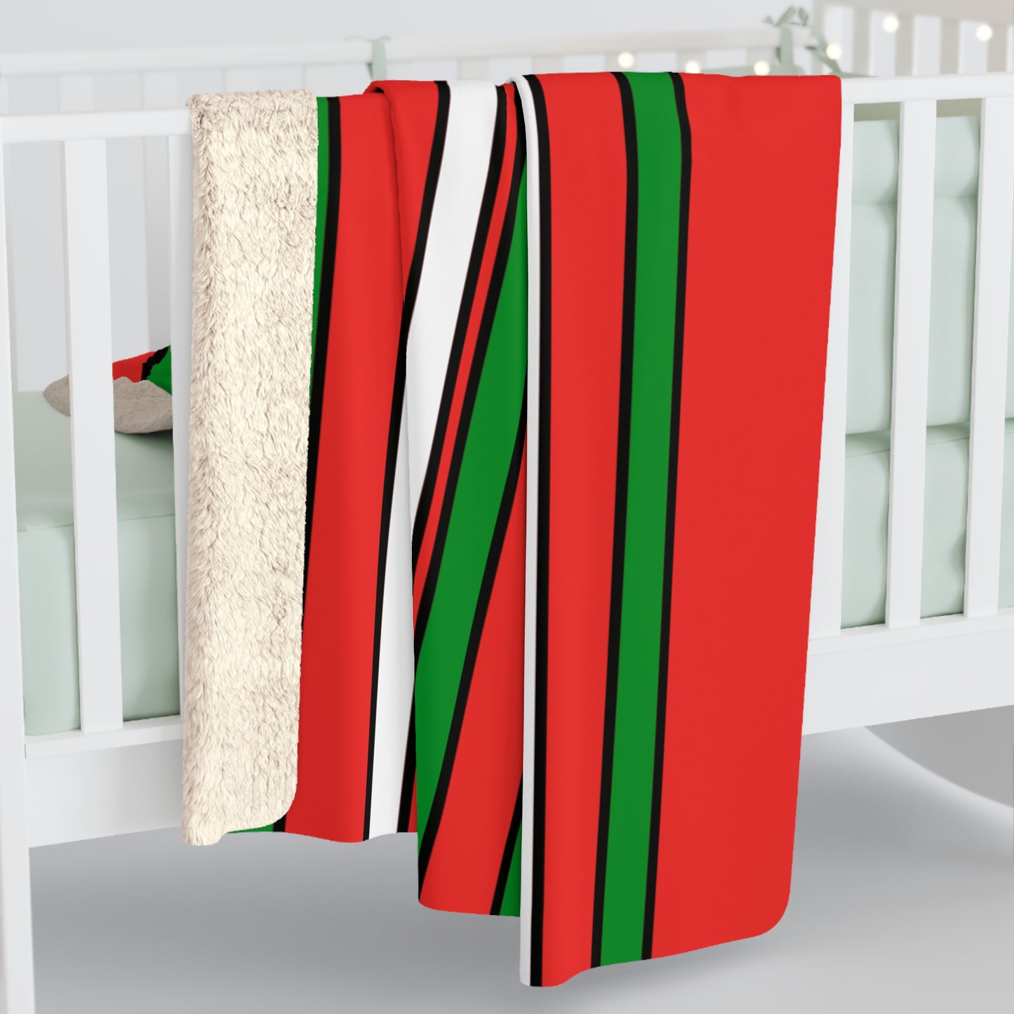 Oman Retro Stripes Blanket Throw