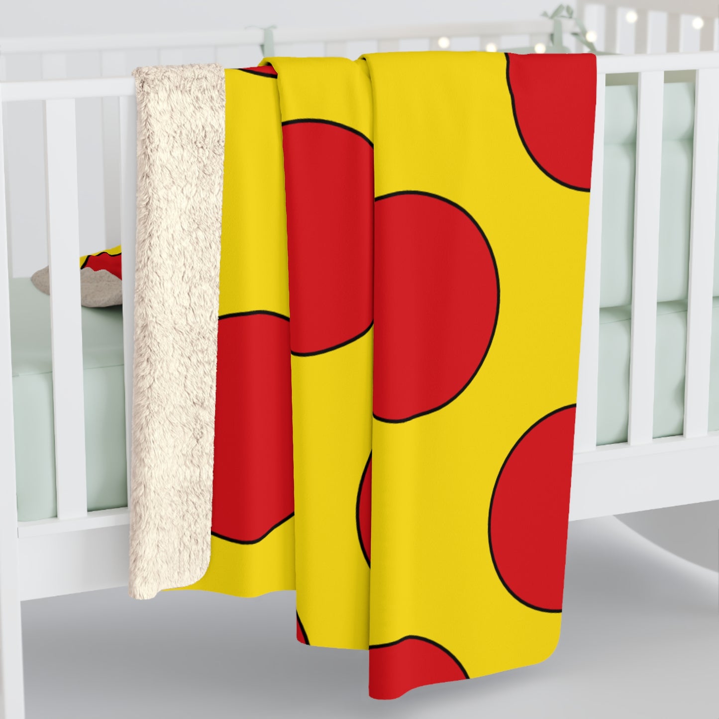 Catalonia Retro Polka Dots Blanket Throw