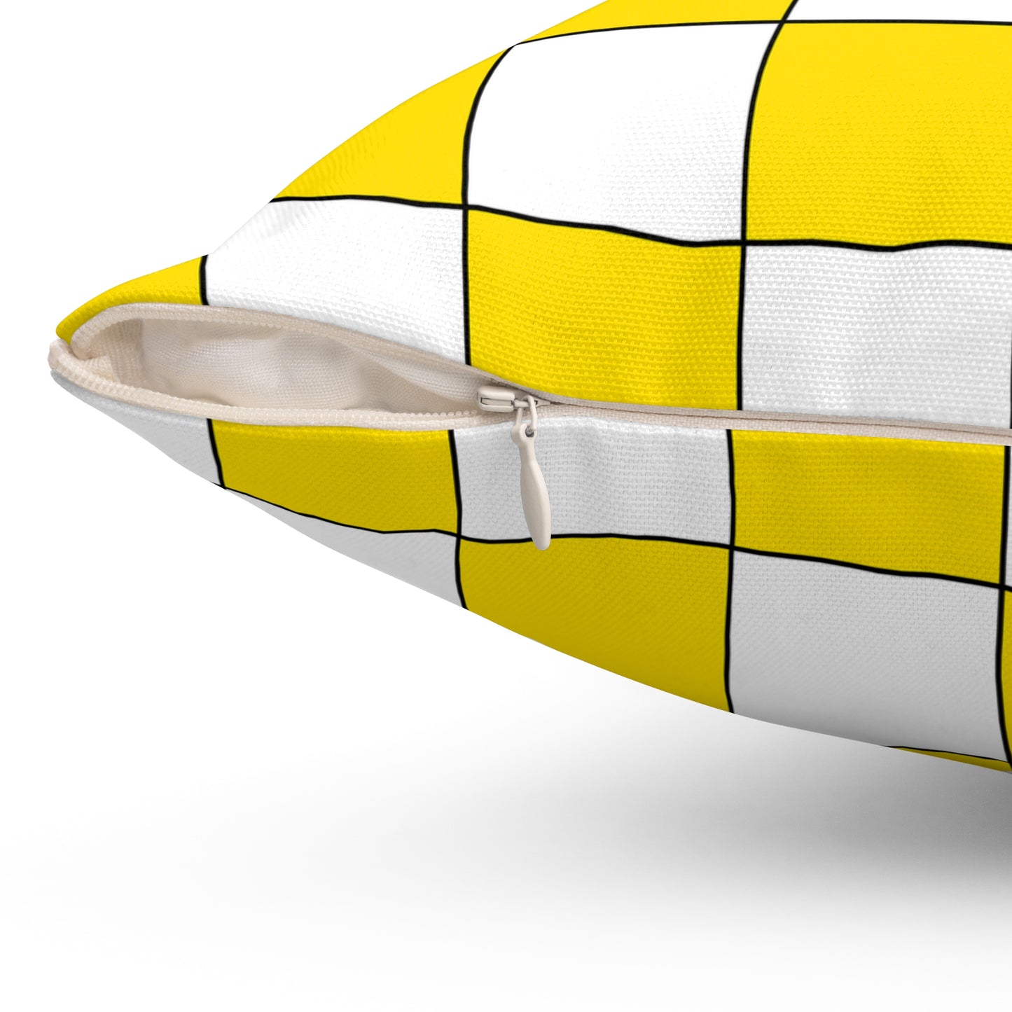 Vatican City Retro Check Cushion Pillow