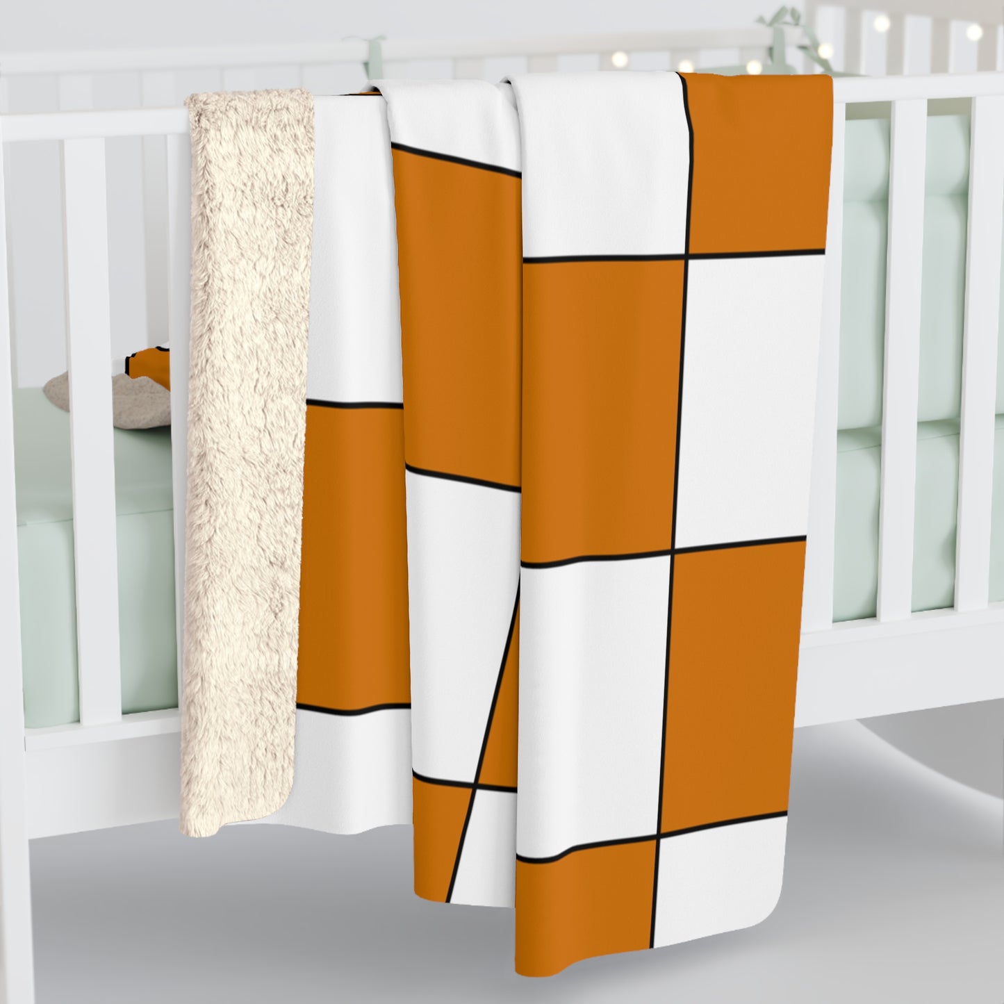 Cyprus Retro Check Blanket Throw