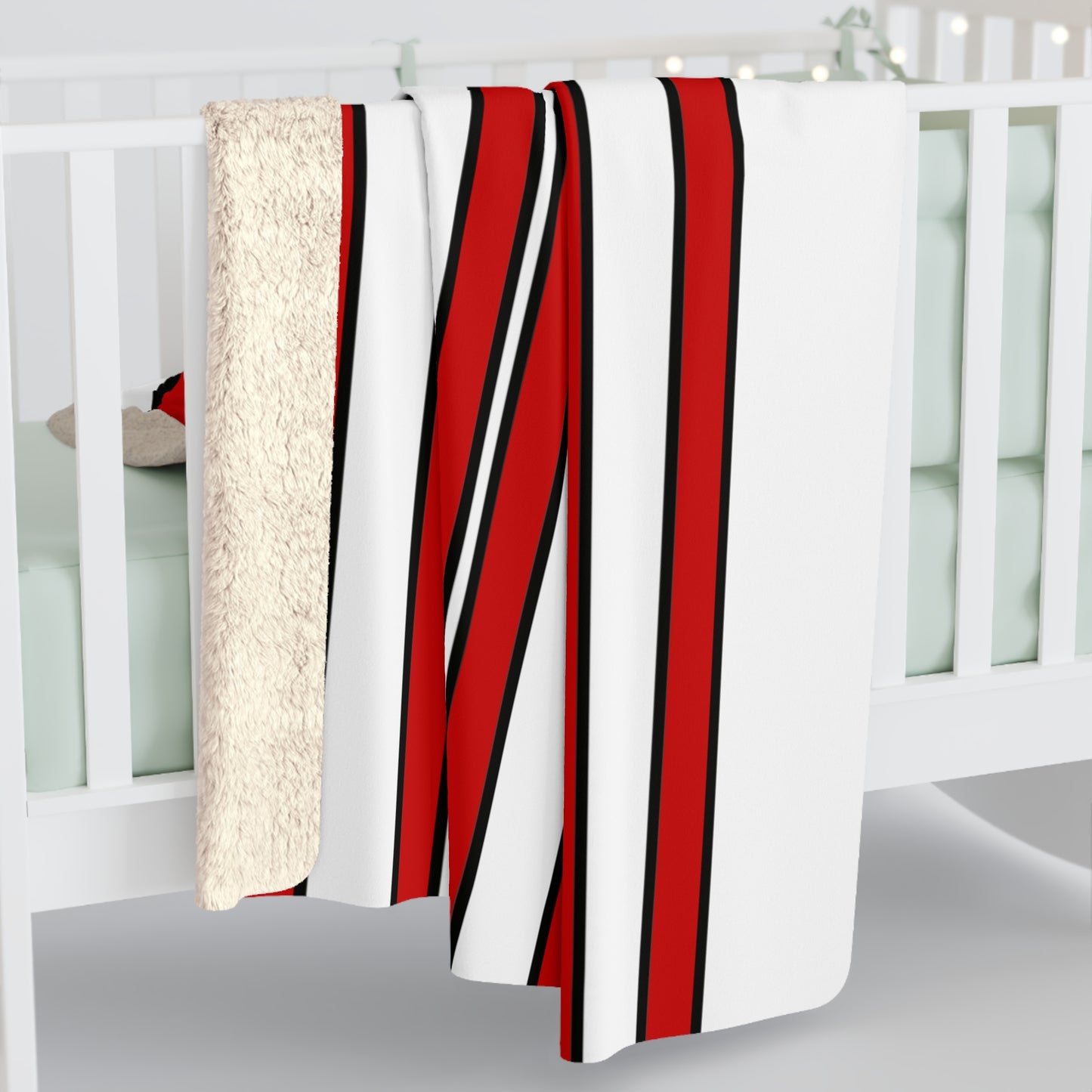 Northern Ireland Retro Stripes Blanket Throw