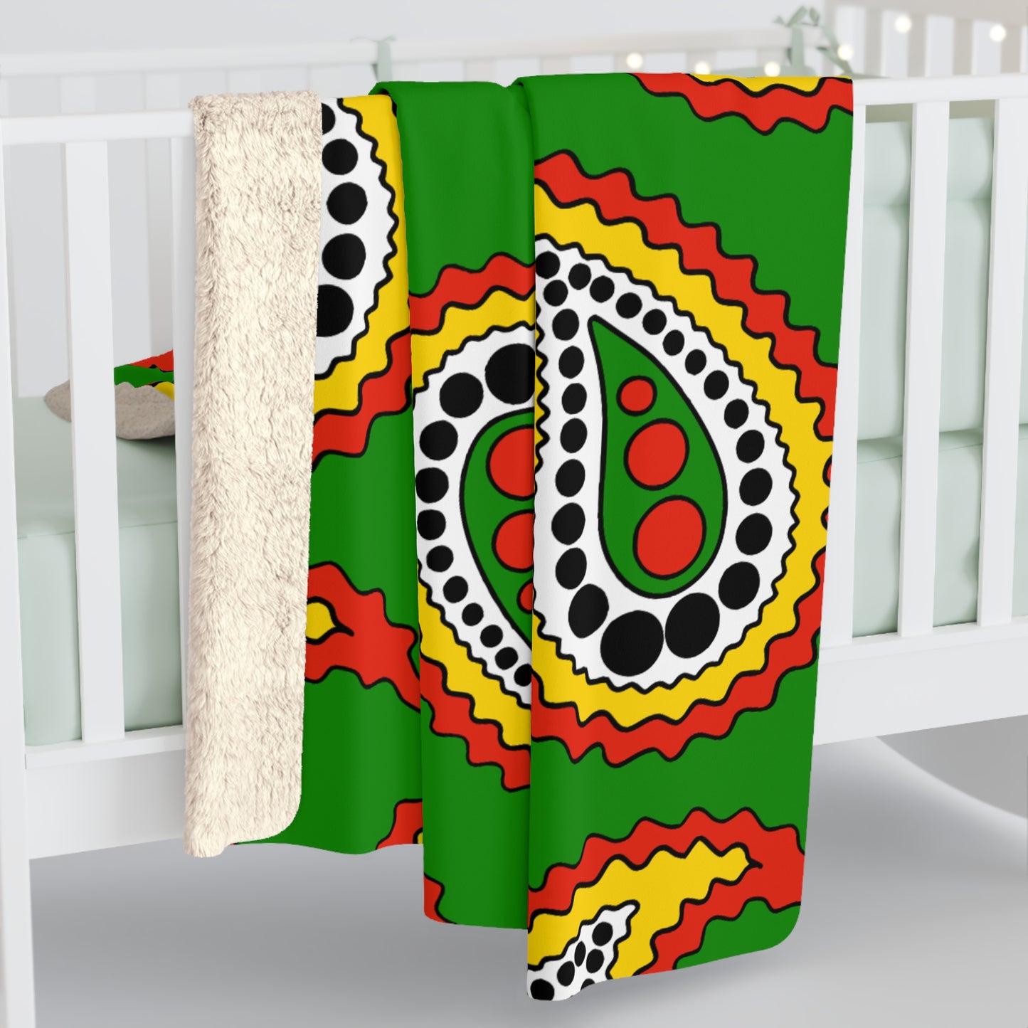 Dominica Retro Paisley Blanket Throw