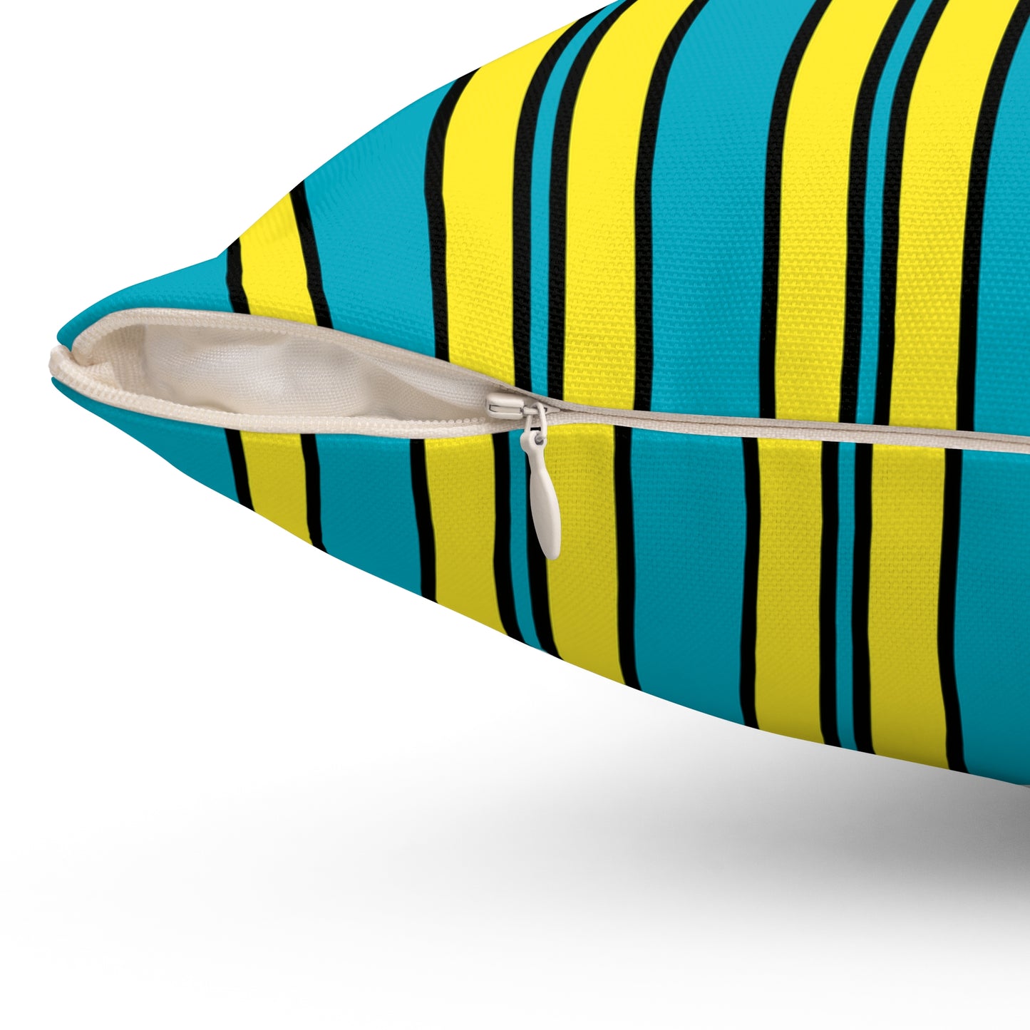 Kazakhstan Retro Stripes Cushion Pillow