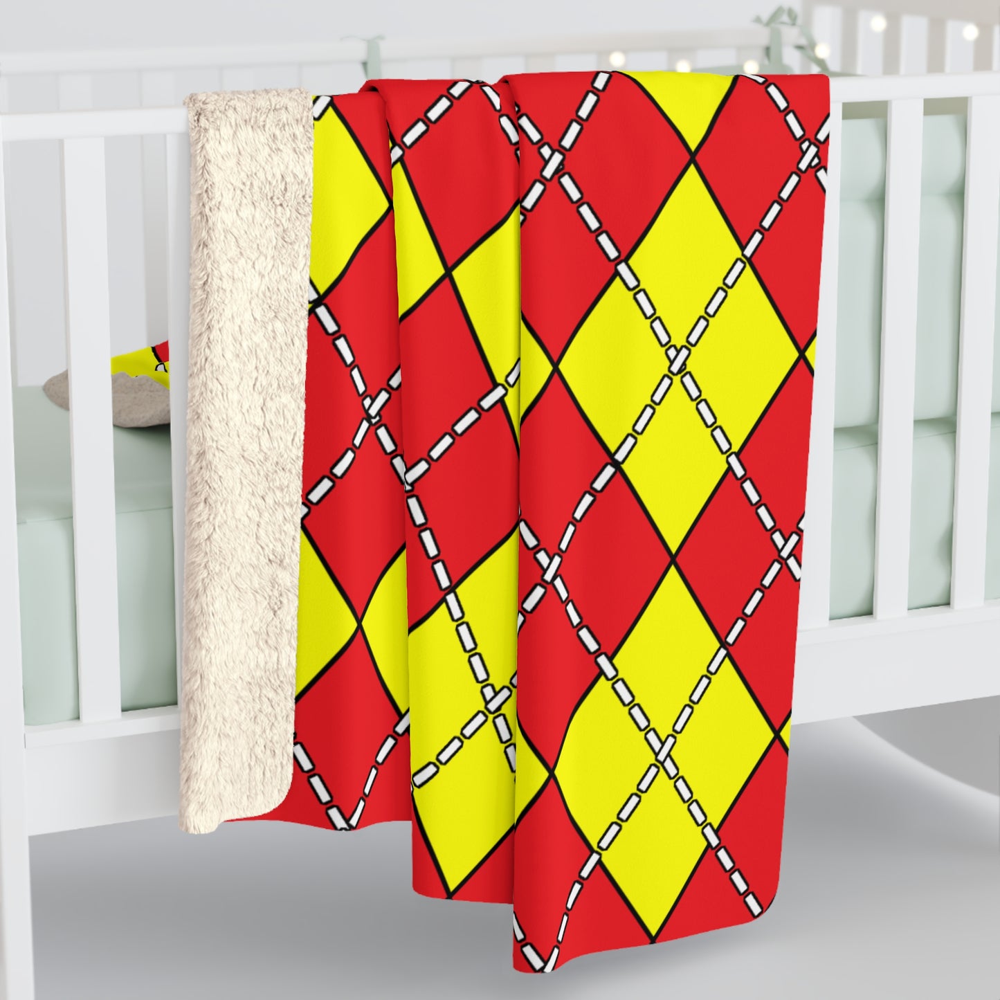 China Retro Argyle Blanket Throw