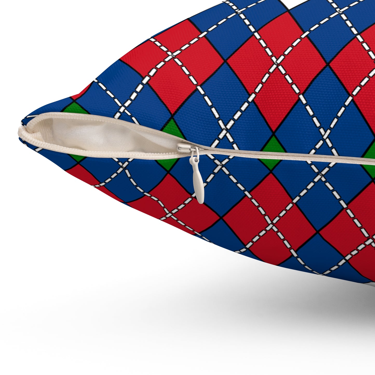 Belize Retro Argyle Cushion Pillow