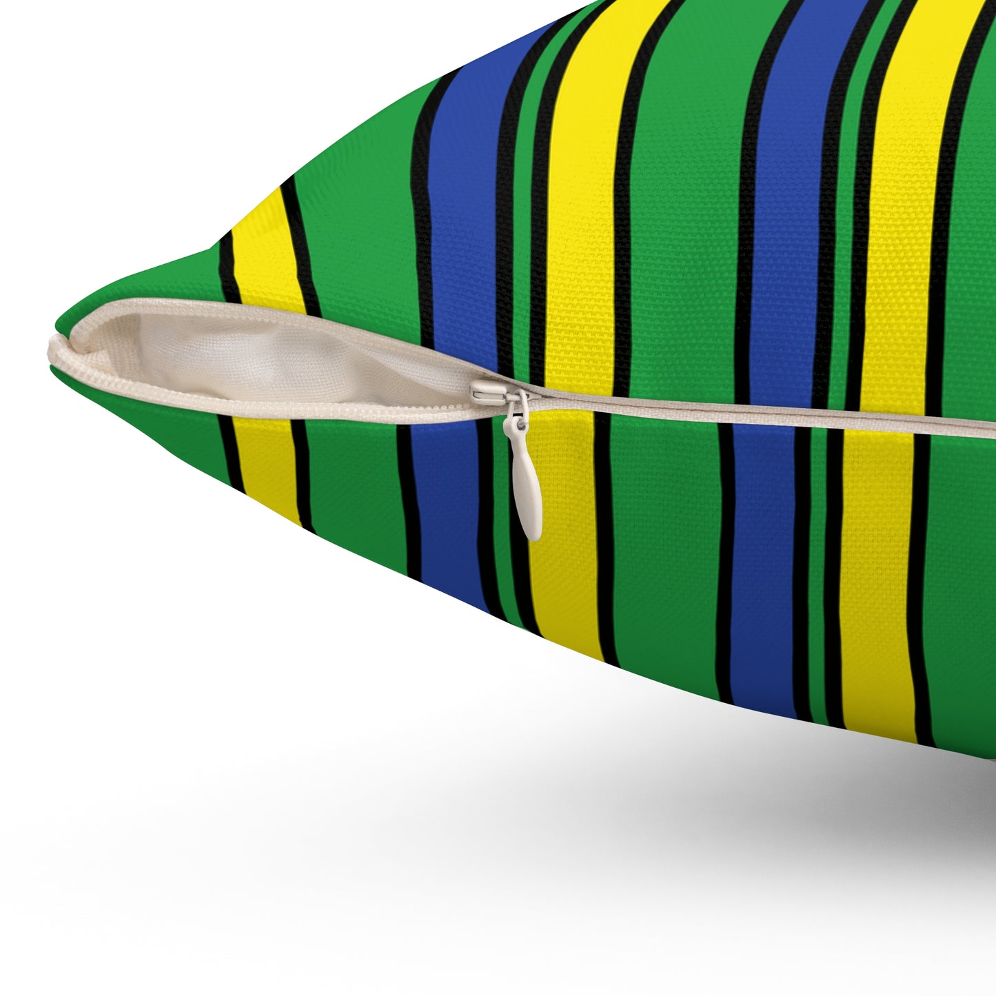 Brazil Retro Stripes Cushion Pillow