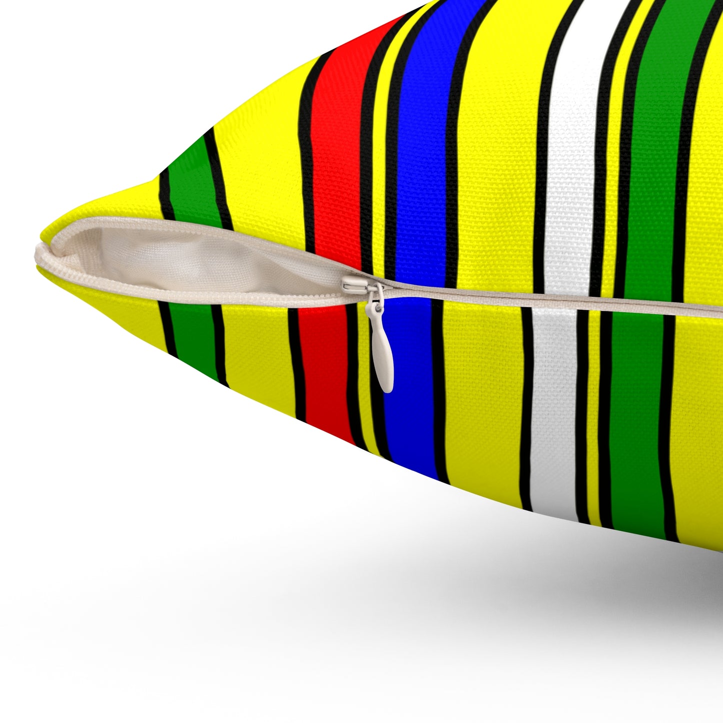 Central African Republic Retro Stripes Cushion Pillow
