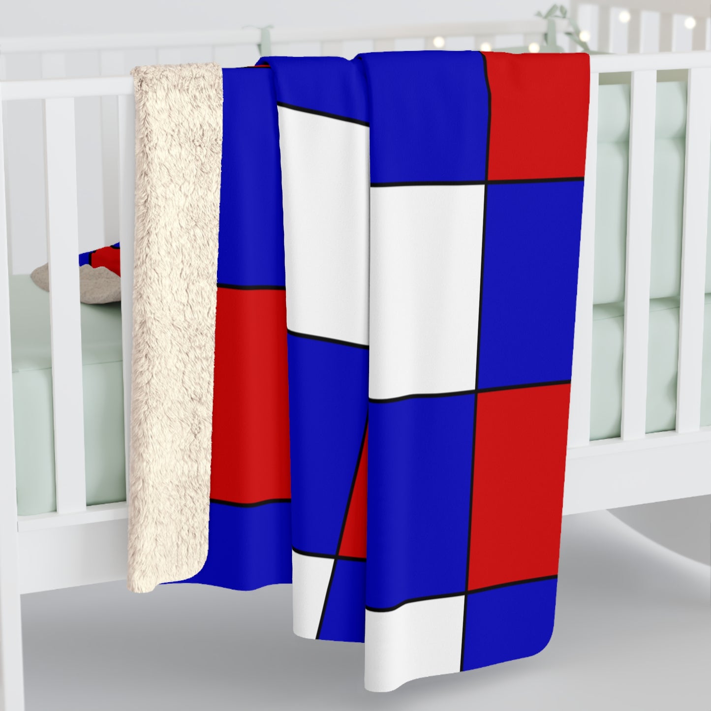 Slovenia Retro Check Blanket Throw
