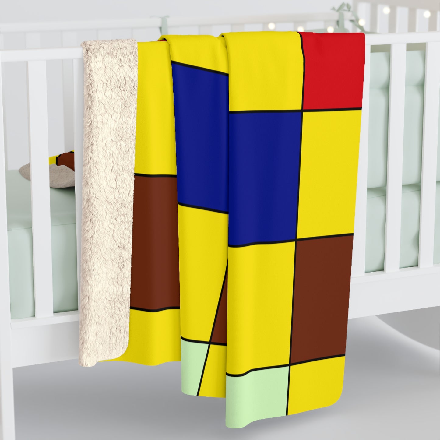 Ecuador Retro Check Blanket Throw