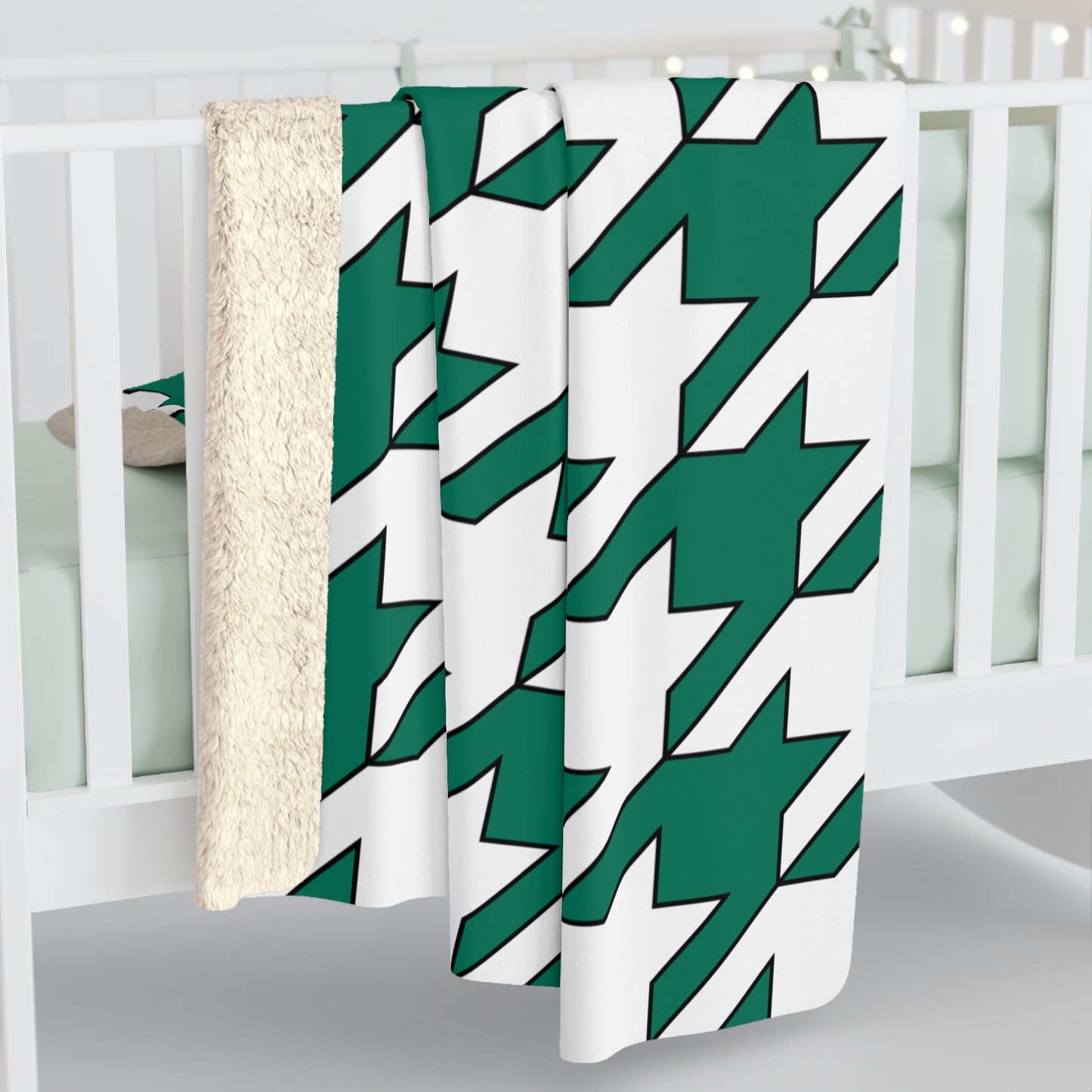 Macao Retro Houndstooth Blanket Throw