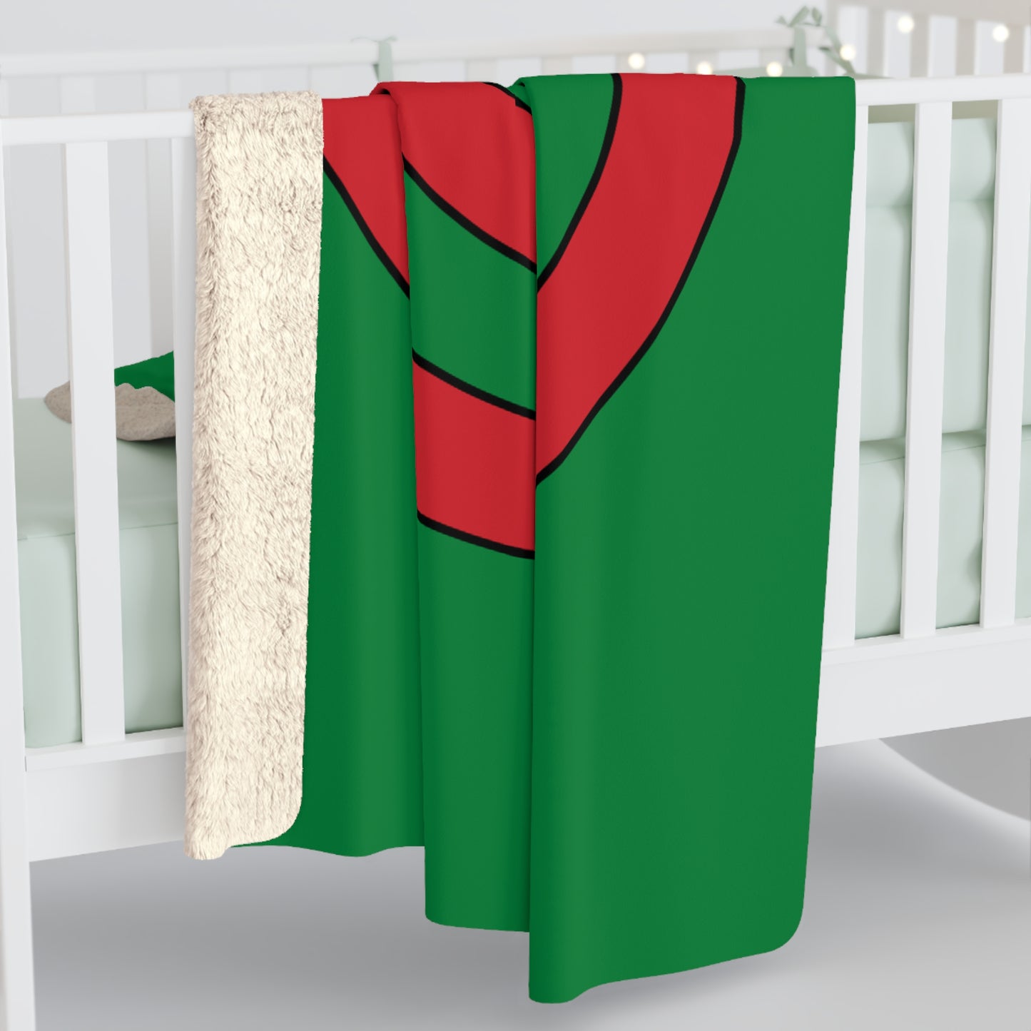 Turkmenistan Retro Target Blanket Throw