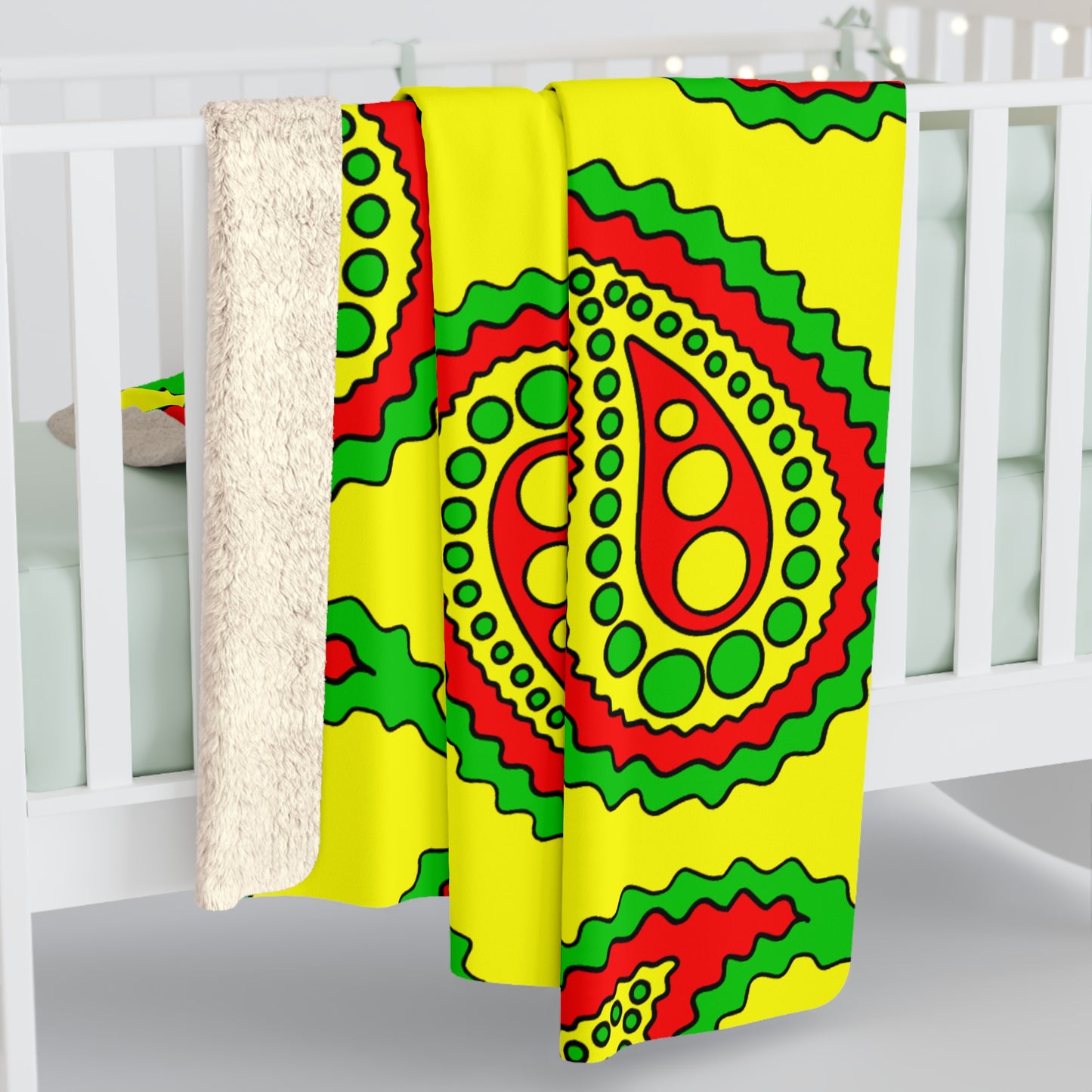 Congo Retro Paisley Blanket Throw