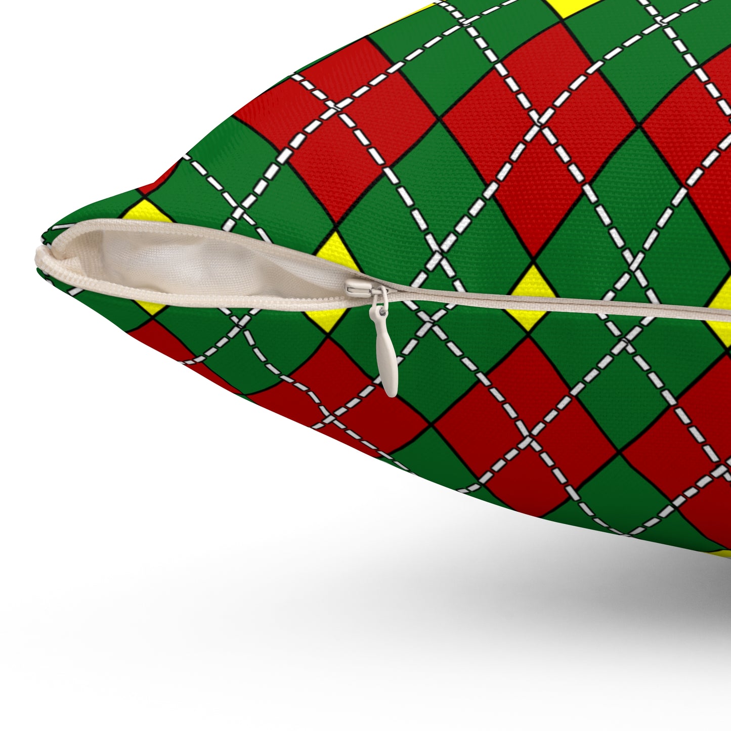 Senegal Retro Argyle Cushion Pillow