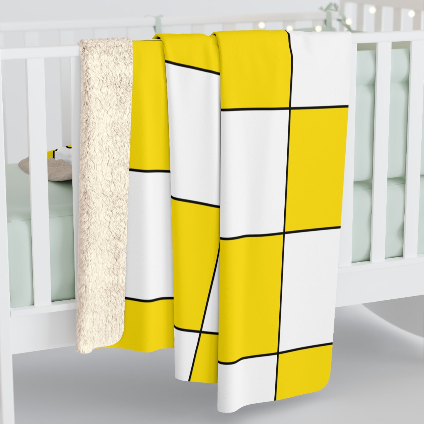 Vatican City Retro Check Blanket Throw