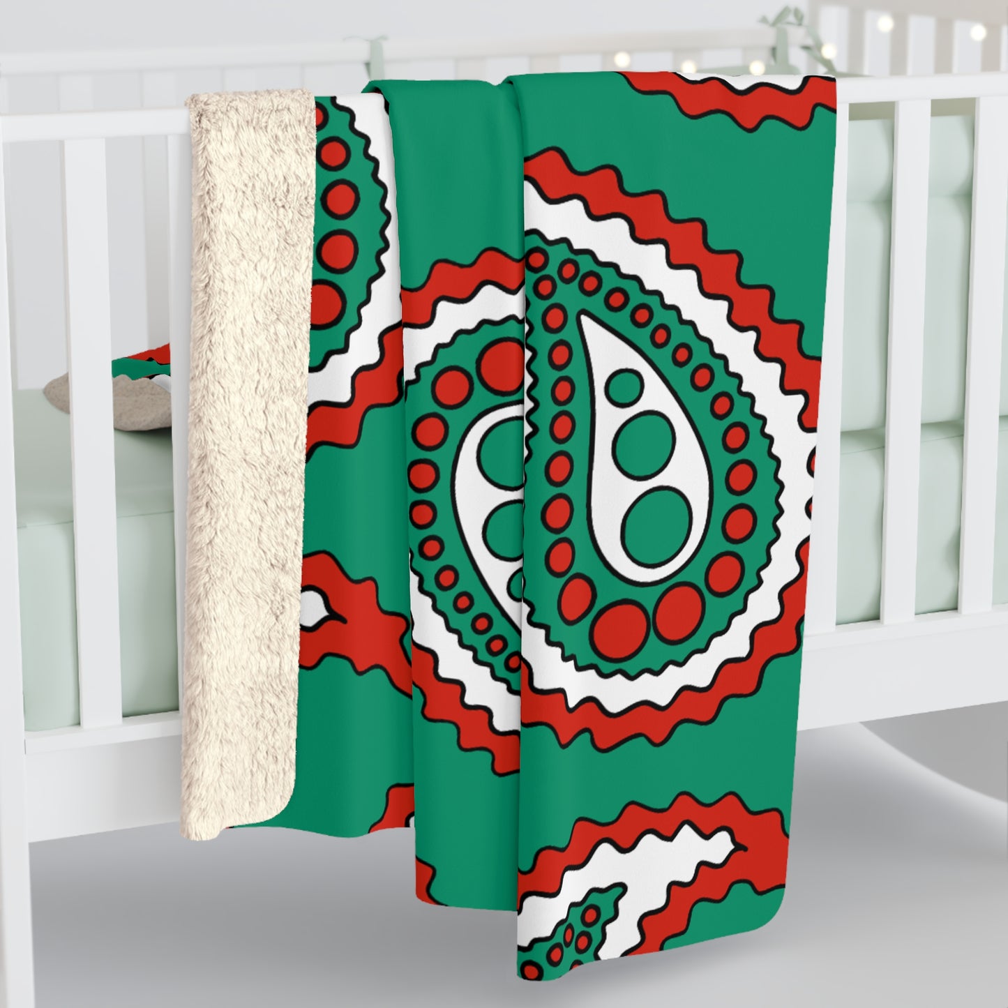 Bulgaria Retro Paisley Blanket Throw