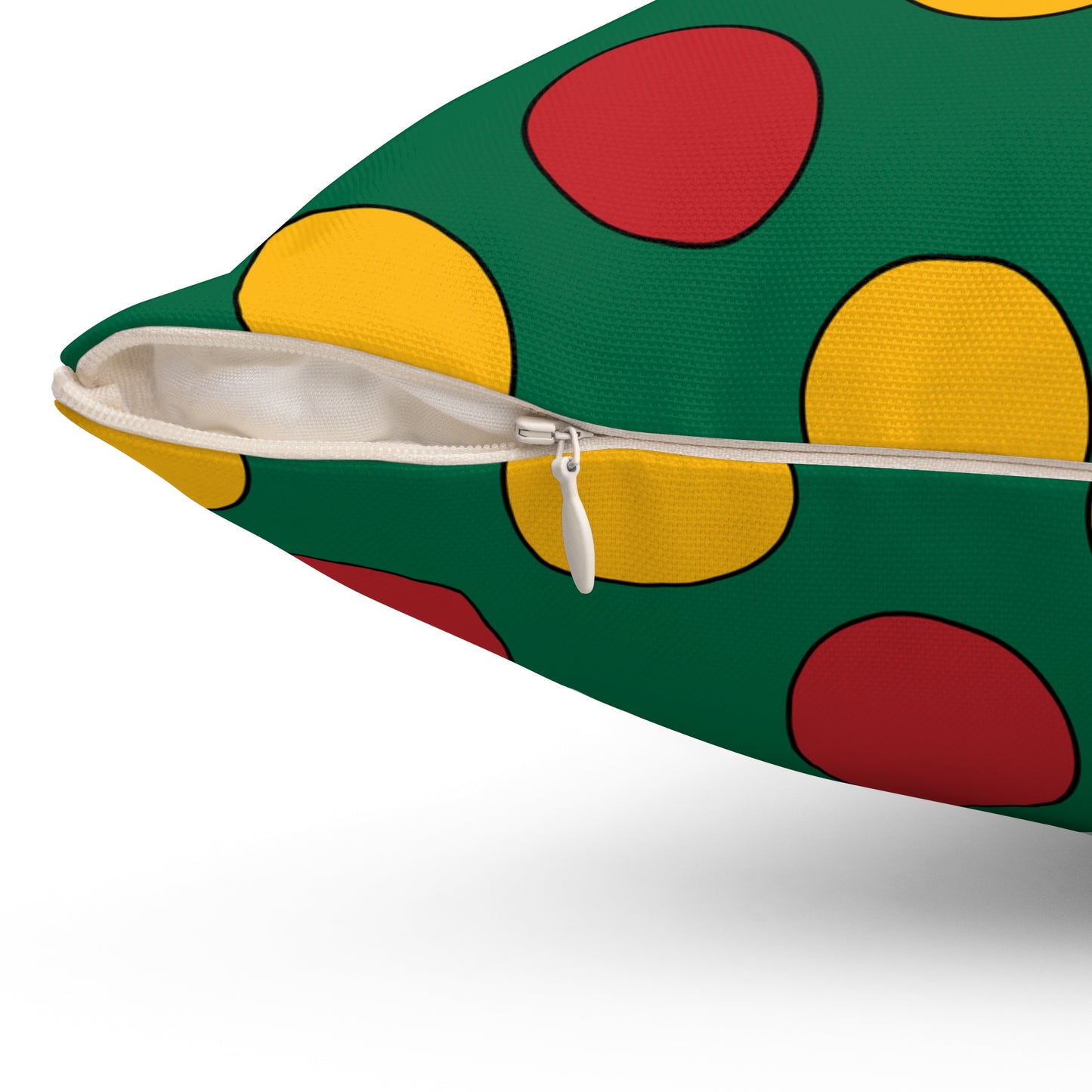 Lithuania Retro Polka Dots Cushion Pillow