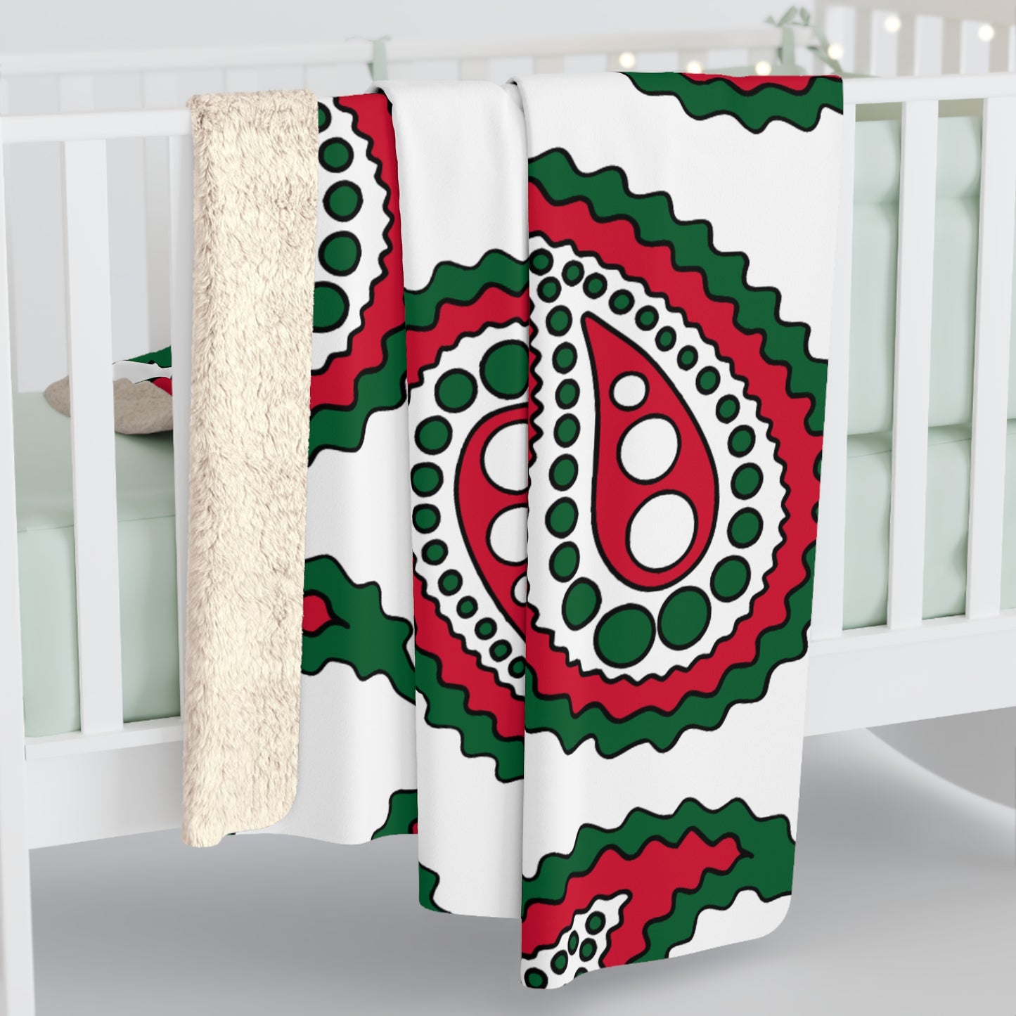 Algeria Retro Paisley Blanket Throw