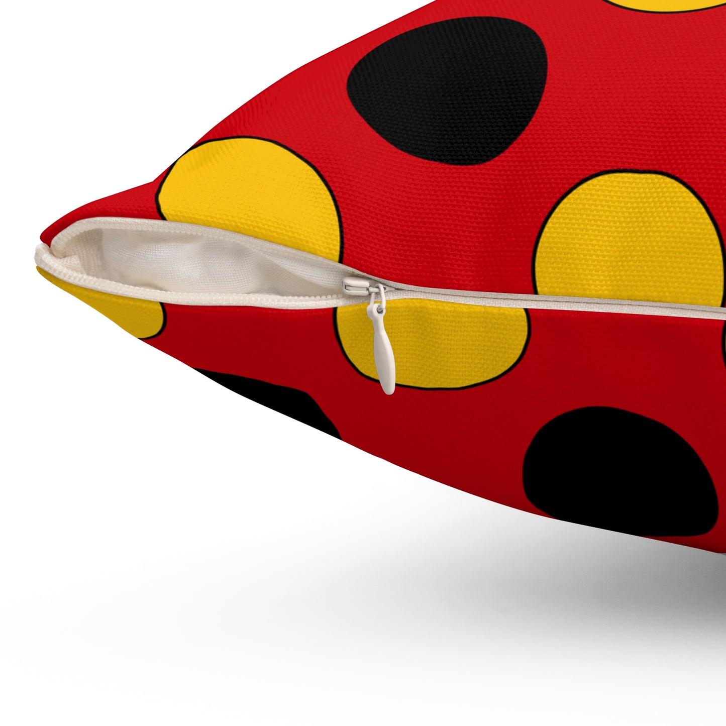 Timor Leste Retro Polka Dots Cushion Pillow