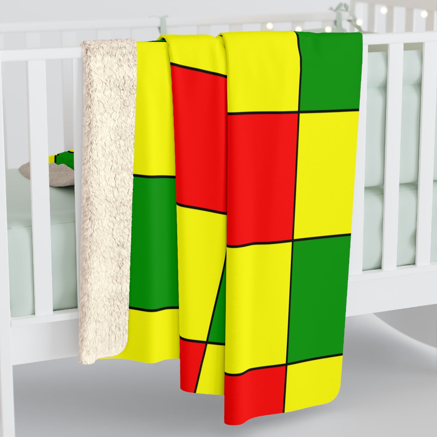 Mali Retro Check Blanket Throw