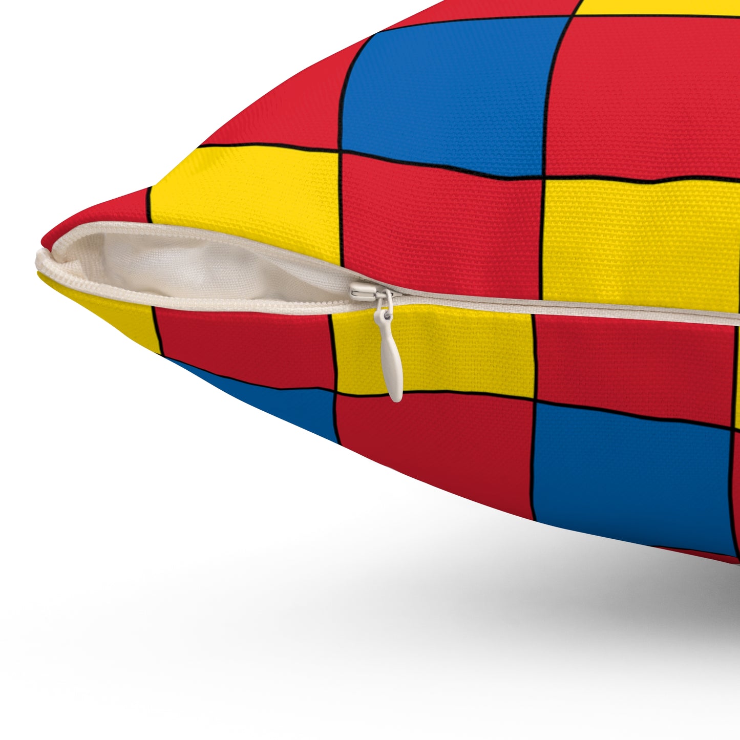 Mongolia Retro Check Cushion Pillow
