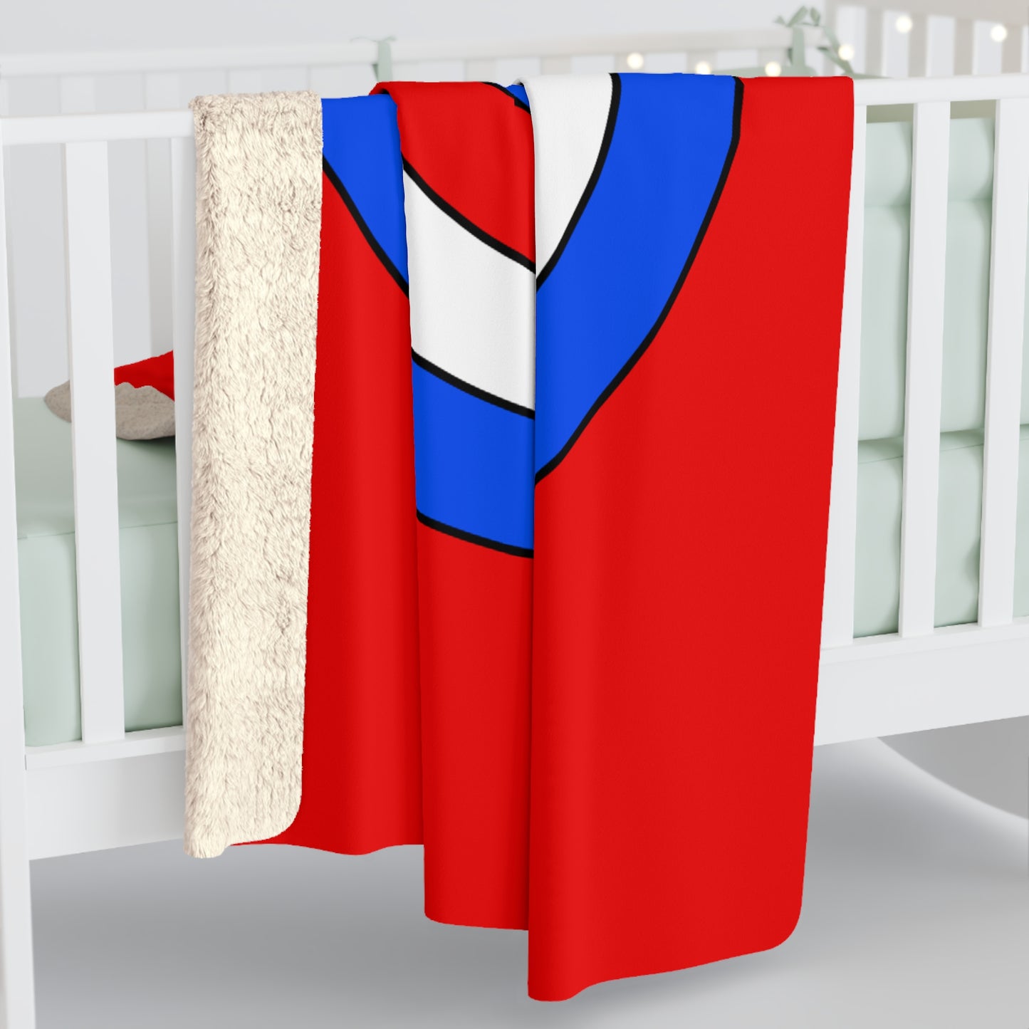 Puerto Rico Retro Target Blanket Throw