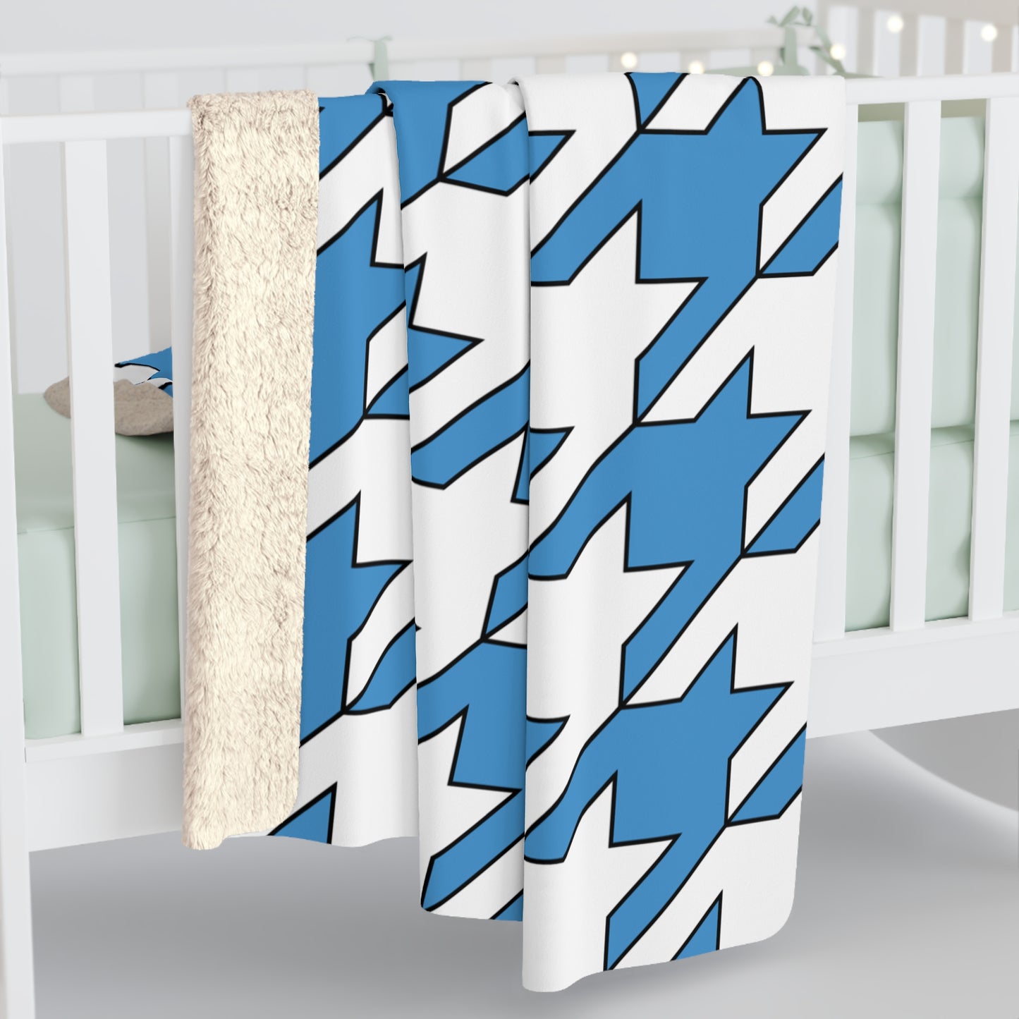 Guatemala Retro Houndstooth Blanket Throw