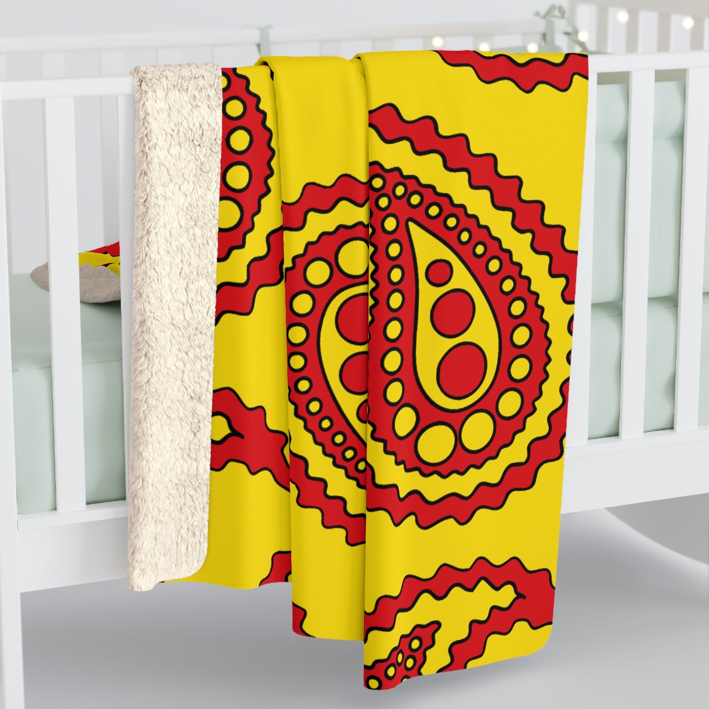 Catalonia Retro Paisley Blanket Throw