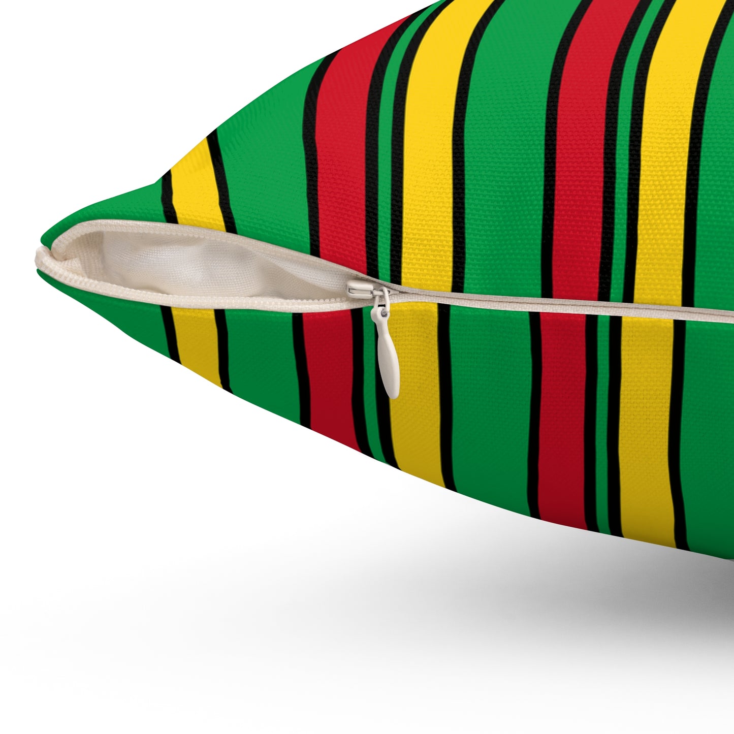 Guinea Bissau Retro Stripes Cushion Pillow